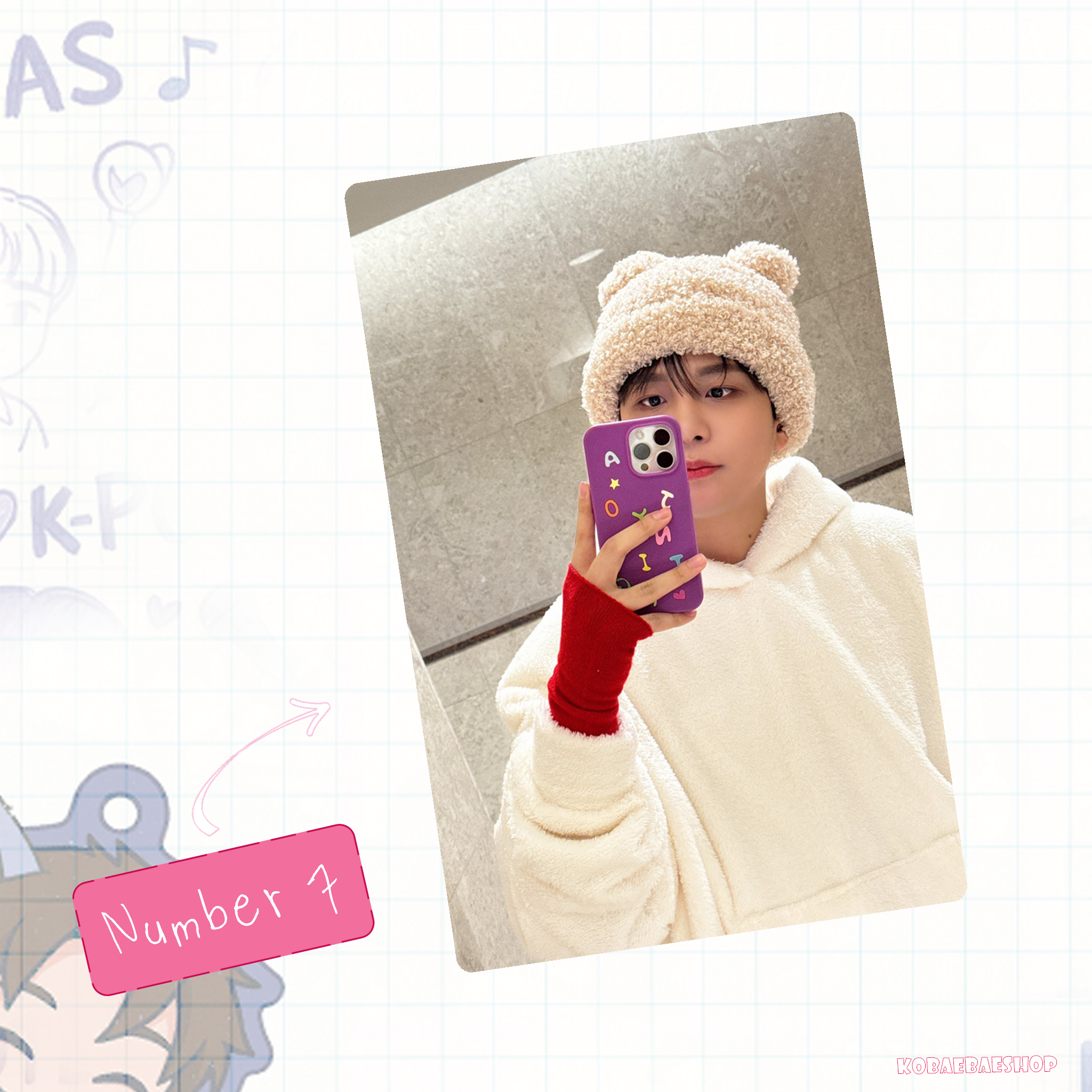 Atz - Jongh Handmade photocards kpop inspired - Bias Set 2