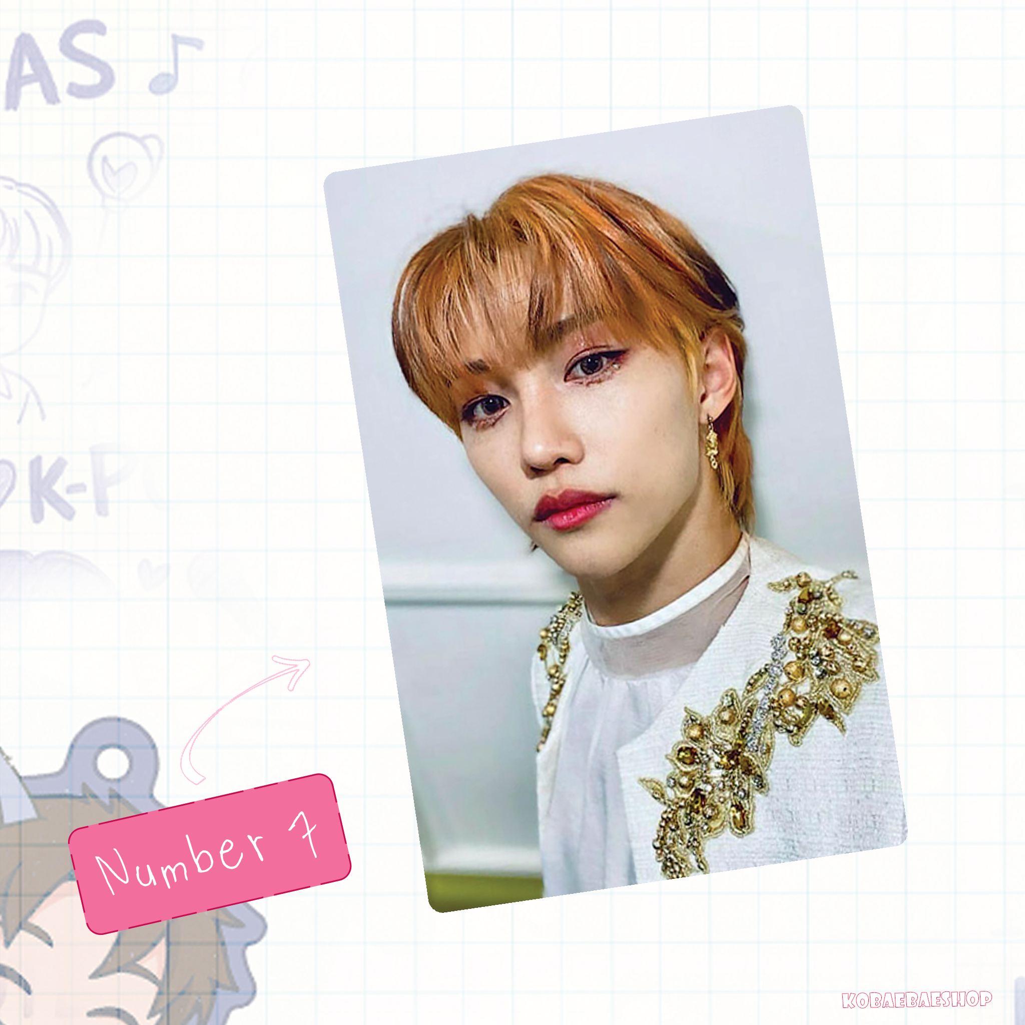Skz - Lix handmade photocards kpop inspired - Set 2