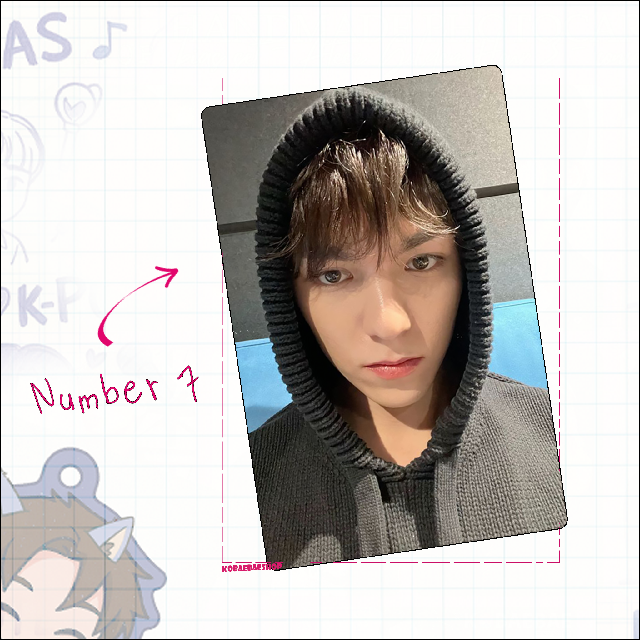 Svt - Vernon Handmade photocards kpop inspired - Bias Set 1
