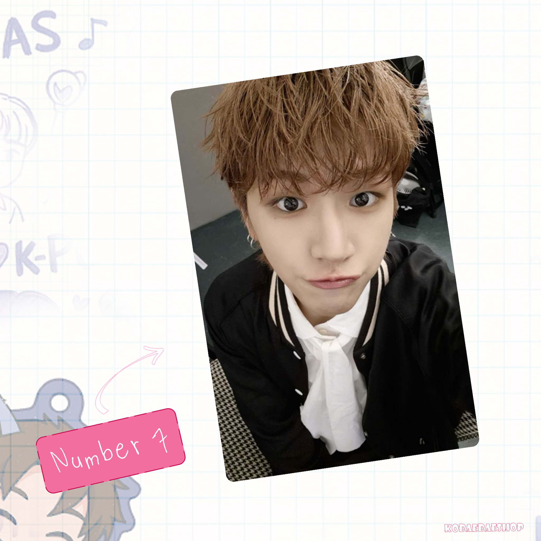 Boynextdoor - Riwoo handmade photocards kpop inspired - Set 1