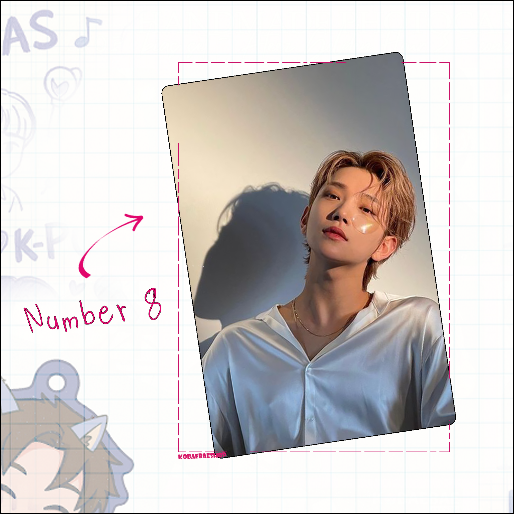 Svt - Josh Handmade photocards kpop inspired - Bias Set 1