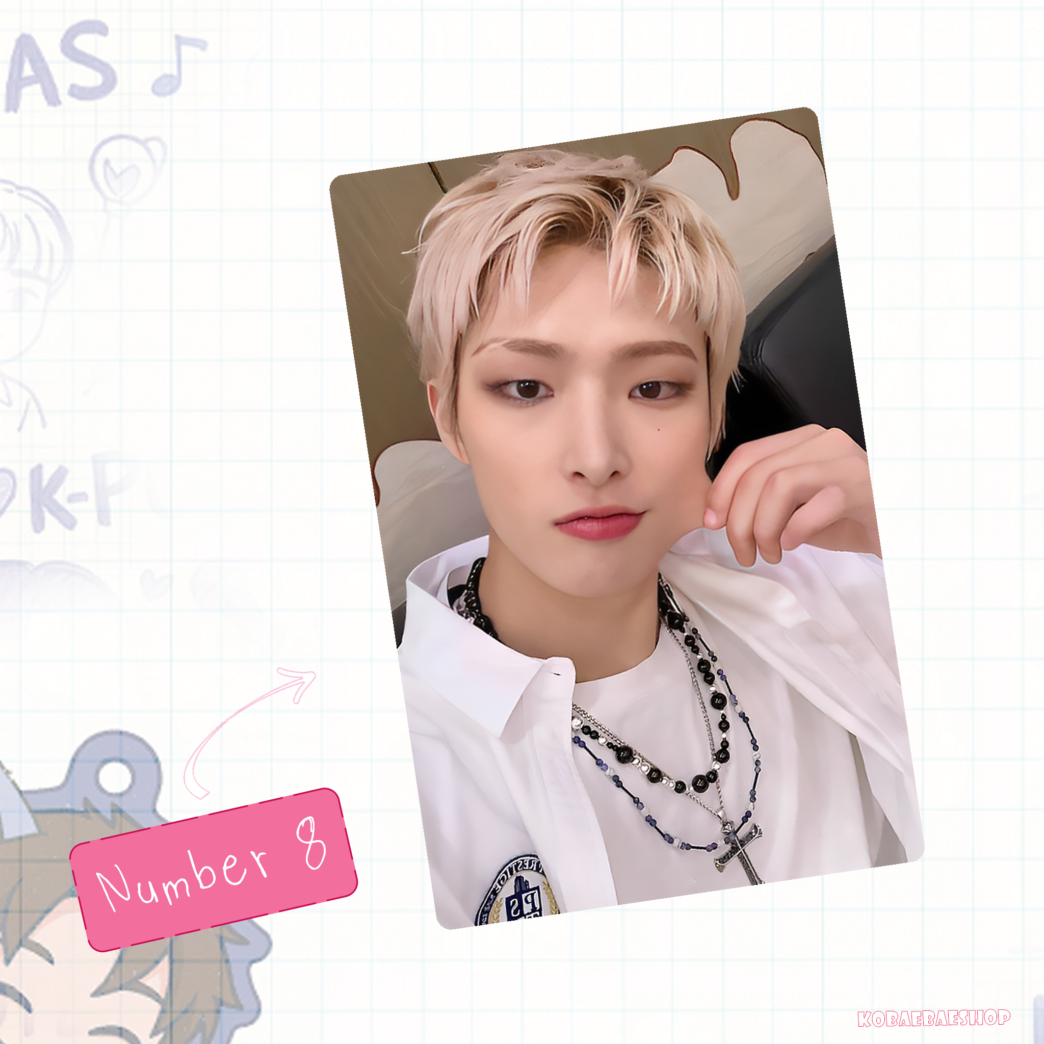 Atz - Mingi Handmade photocards kpop inspired - Bias Set 2