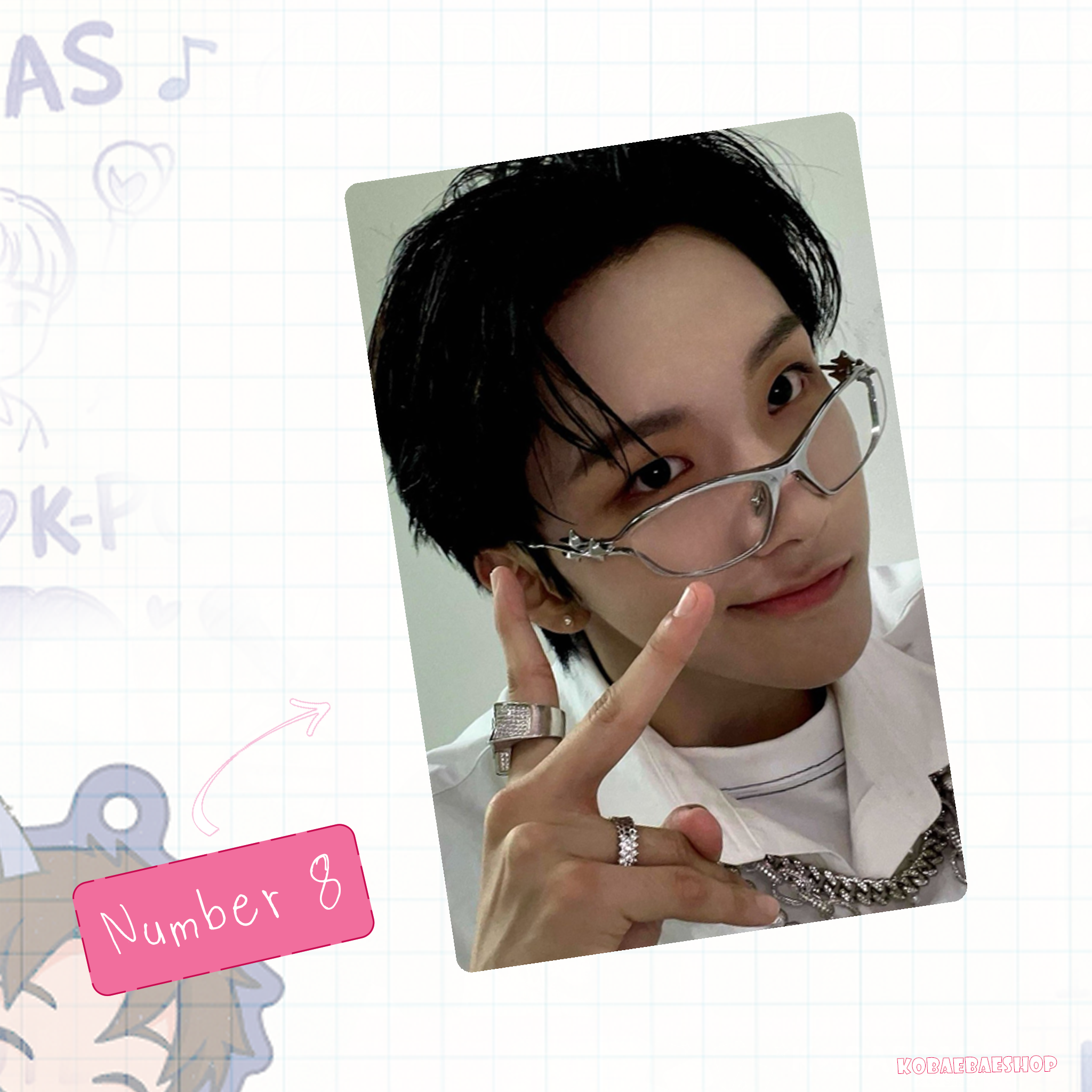Boynextdoor - Woonhak handmade photocards kpop inspired - Set 1