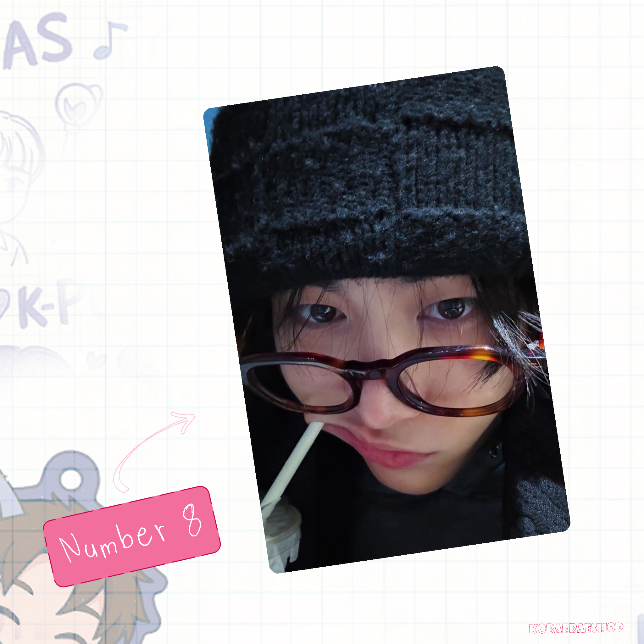 Boynextdoor - Taesan handmade photocards kpop inspired - Set 1