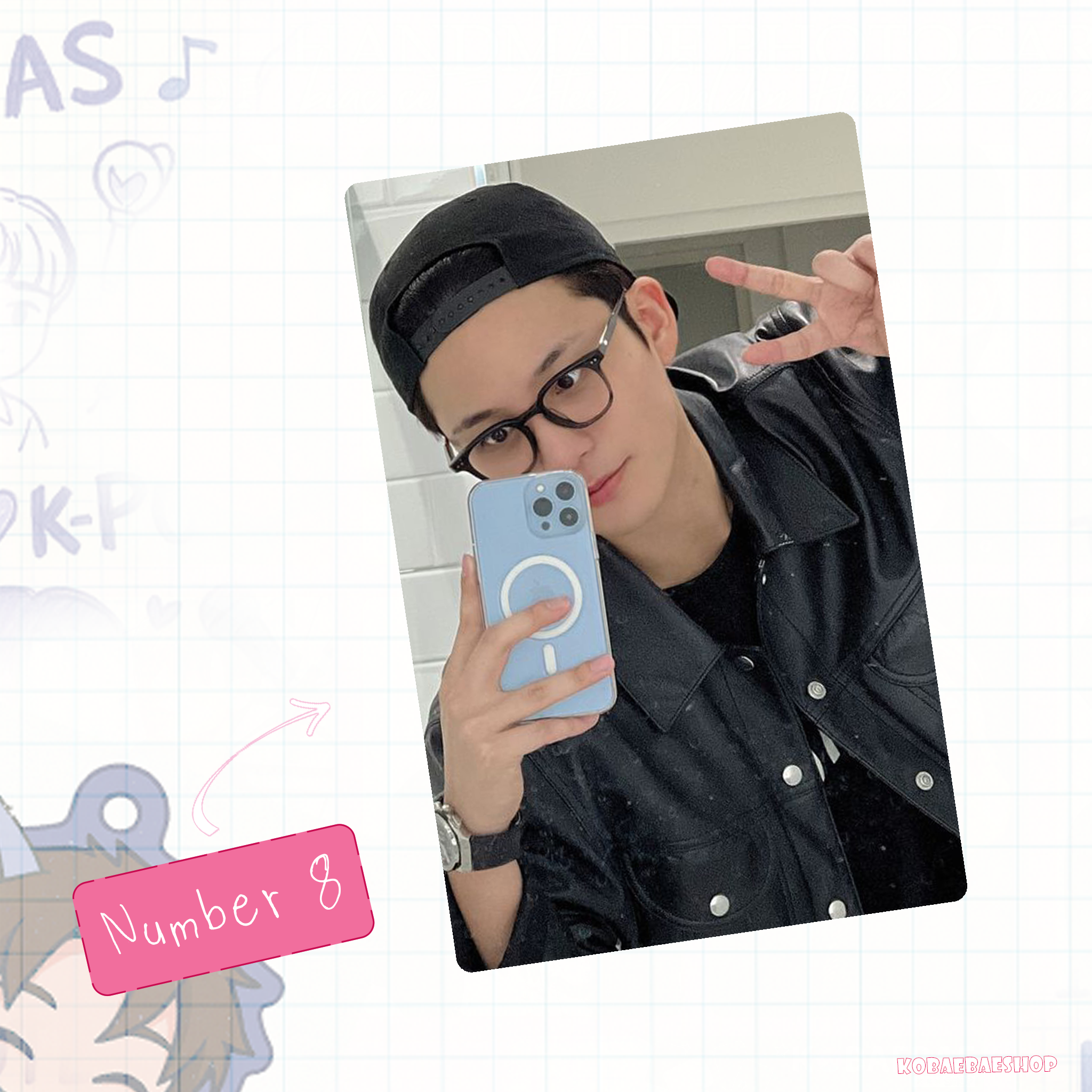 Atz - Jongh Handmade photocards kpop inspired - Bias Set 2