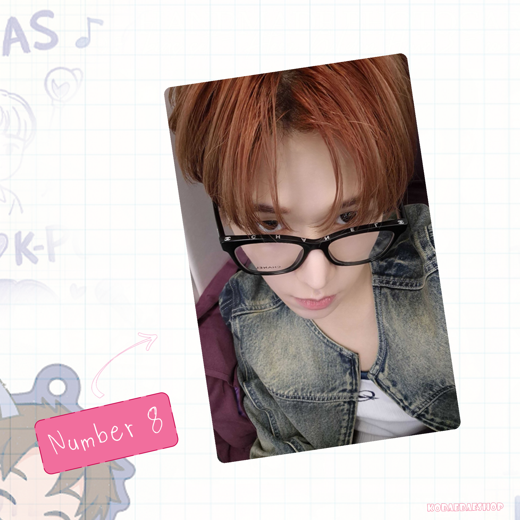Boynextdoor - Riwoo handmade photocards kpop inspired - Set 1
