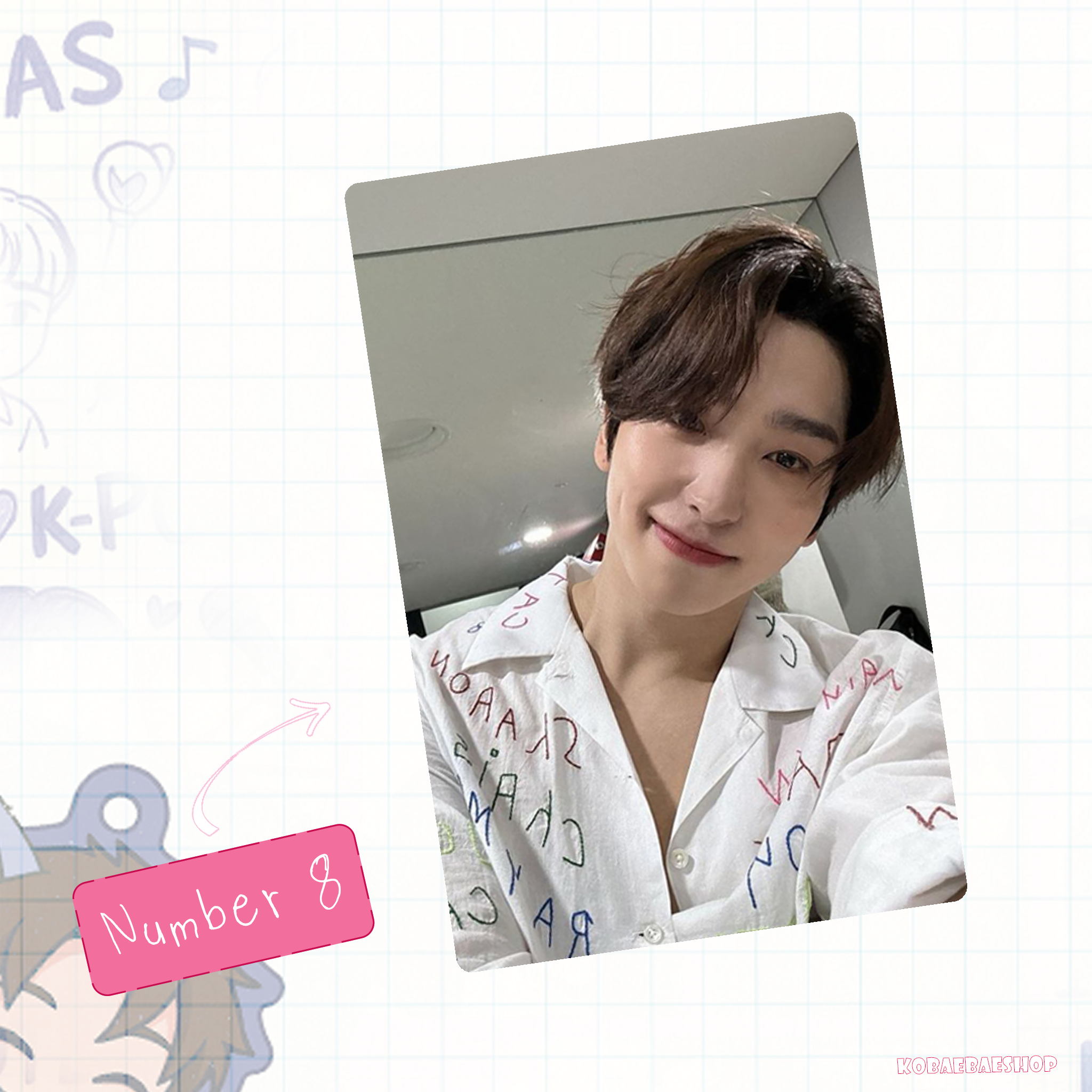 The Boyz - Sangyeon handmade photocards kpop inspired - Set 1