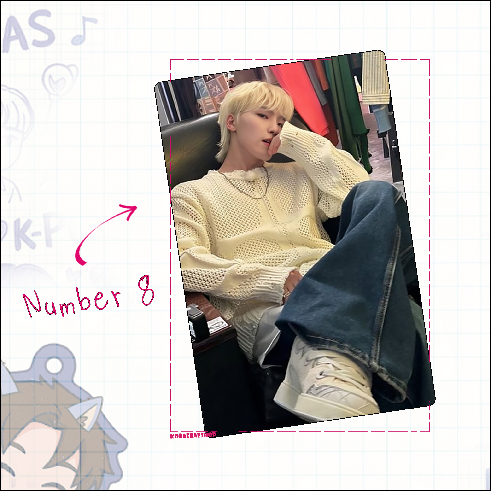 Svt - Dn Handmade photocards kpop inspired - Bias Set 1