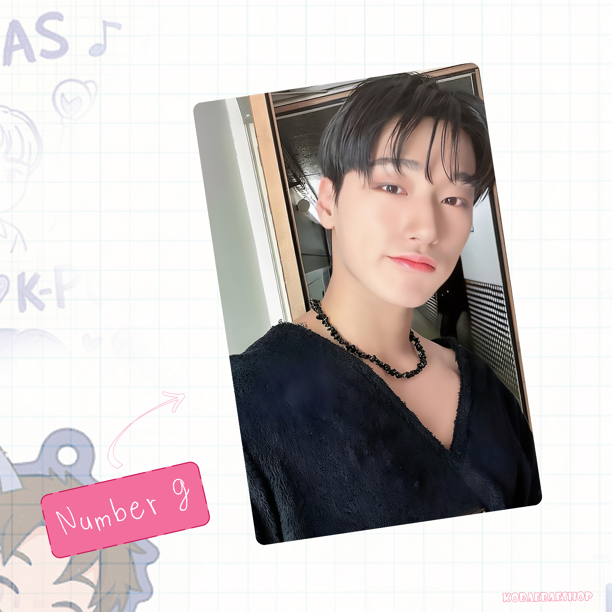 Atz - San Handmade photocards kpop inspired - Bias Set 2