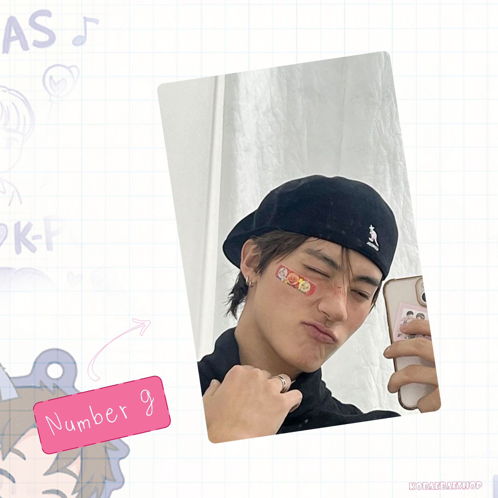 The Boyz - Eric handmade photocards kpop inspired - Set 1