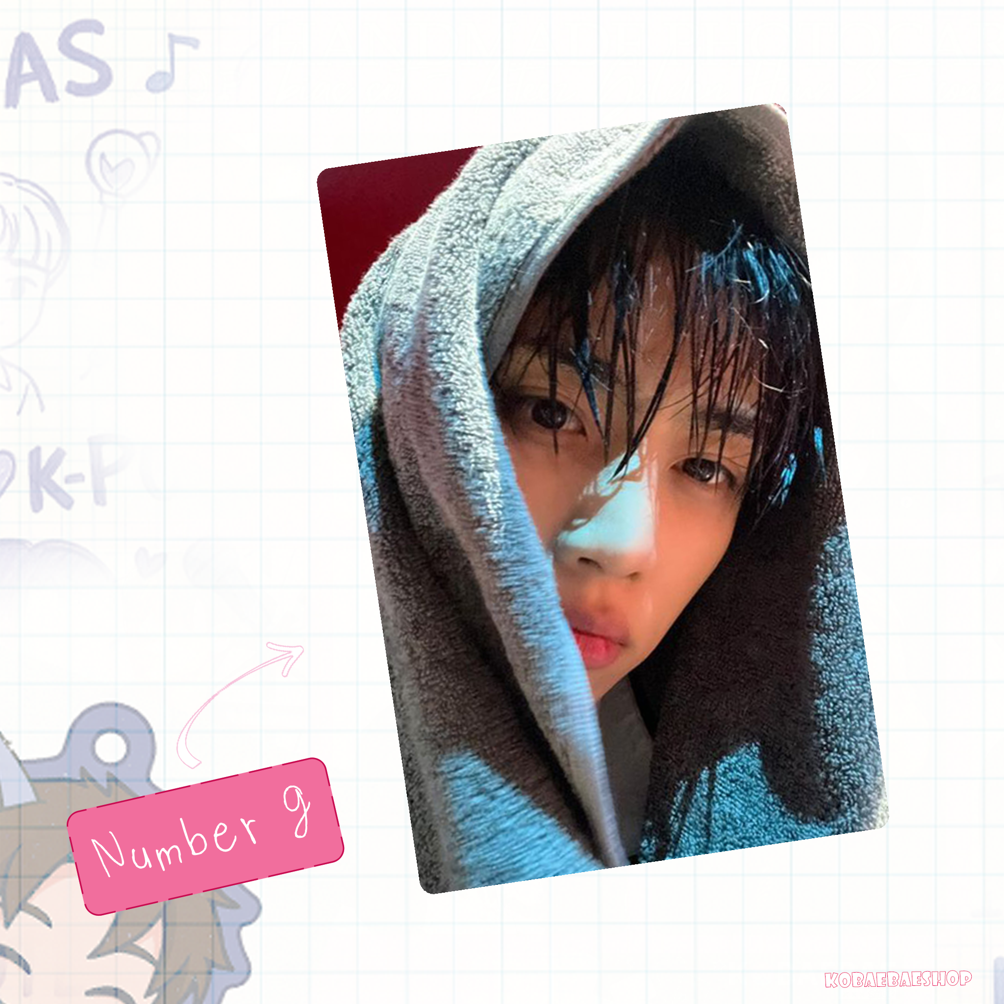 The Boyz - Sunwoo handmade photocards kpop inspired - Set 1