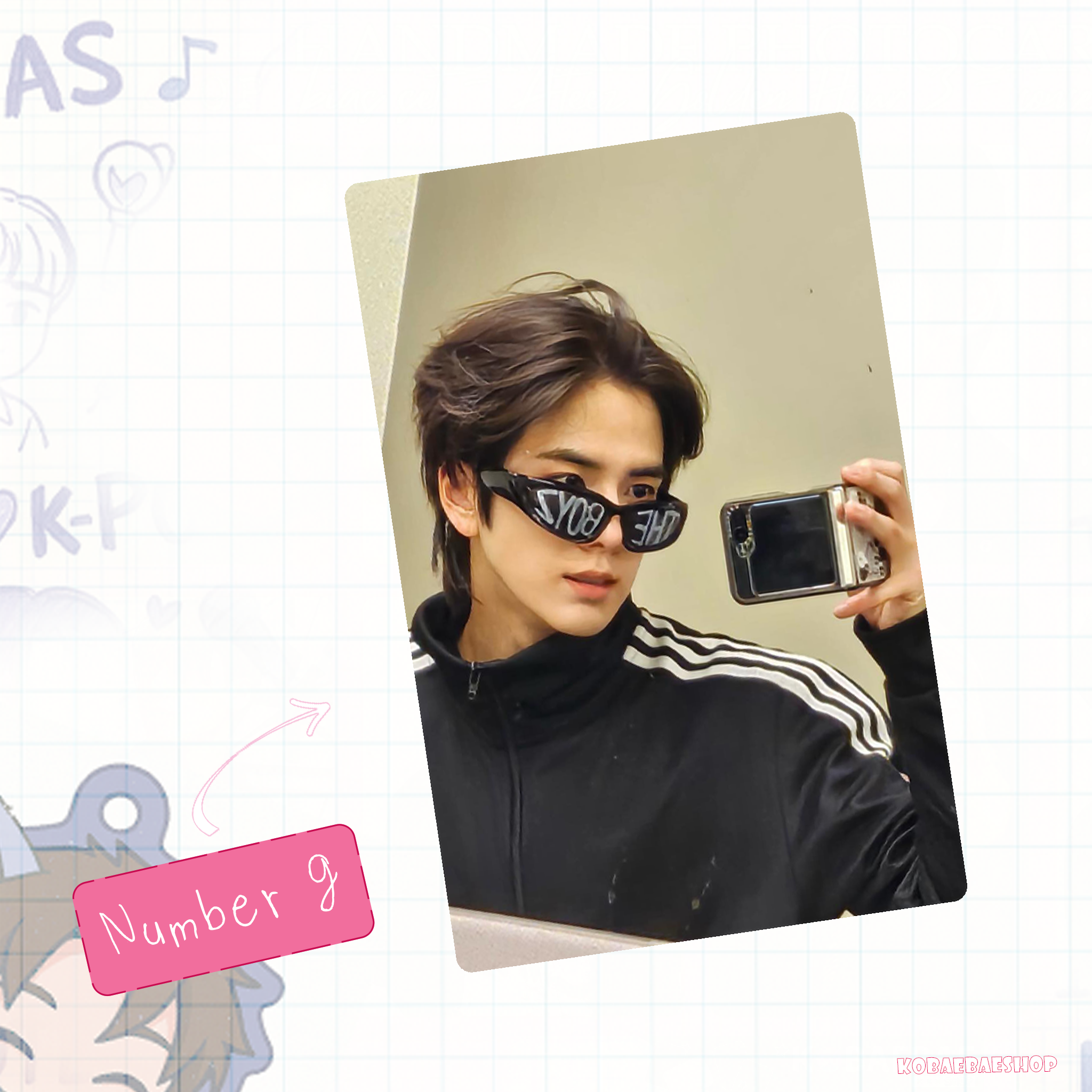 The Boyz - Younghoon handmade photocards kpop inspired - Set 1
