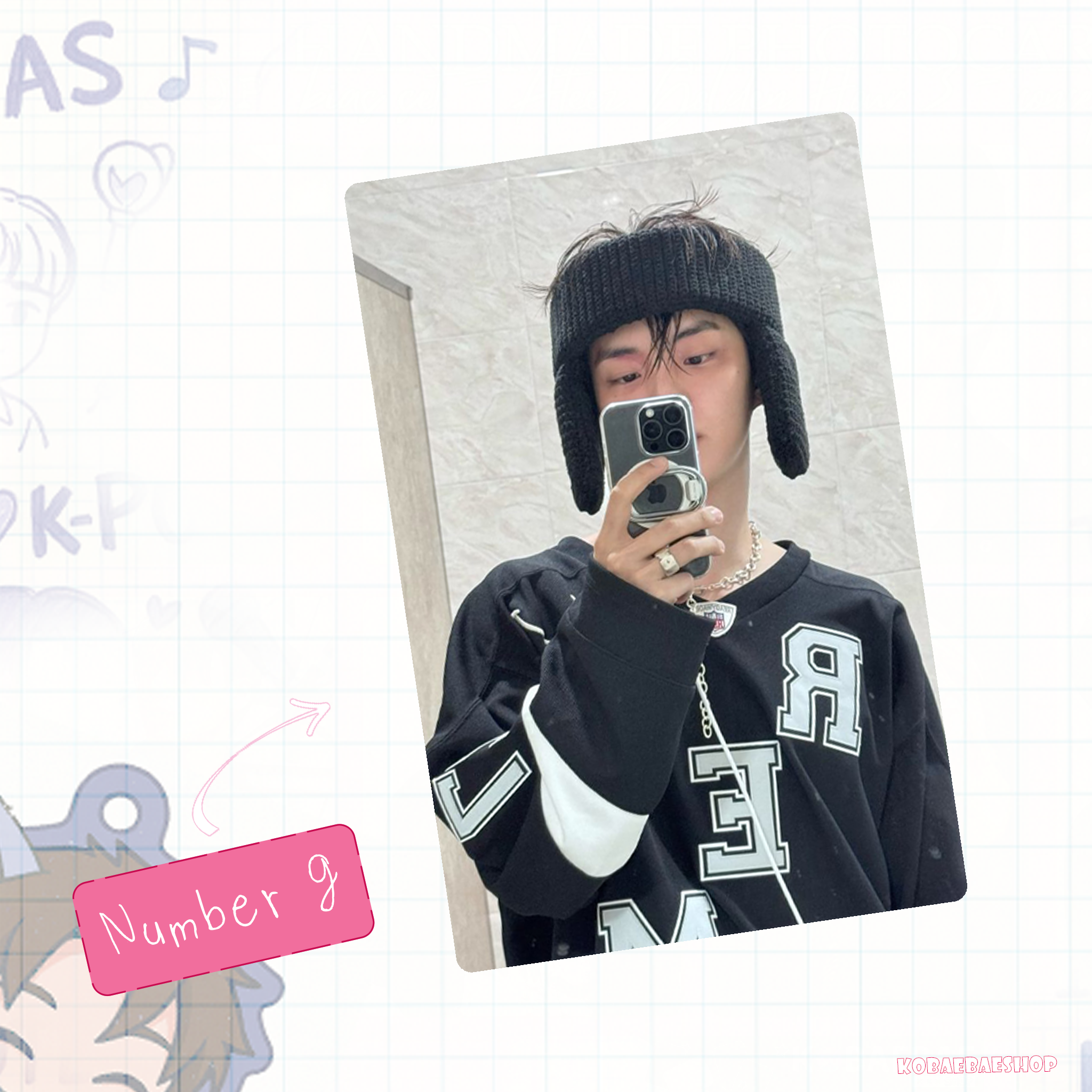 The Boyz - Q handmade photocards kpop inspired - Set 1