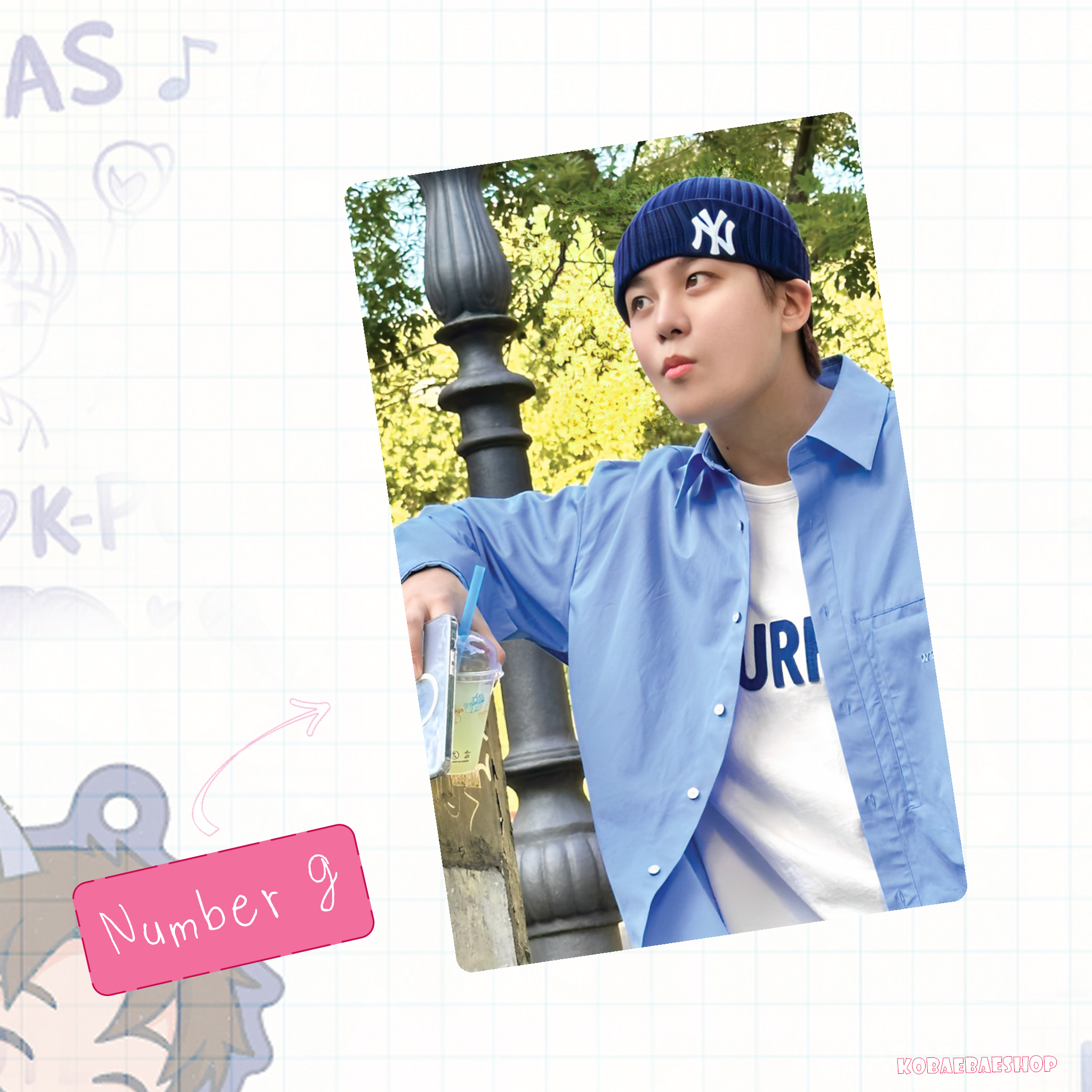 Atz - Jongh Handmade photocards kpop inspired - Bias Set 2