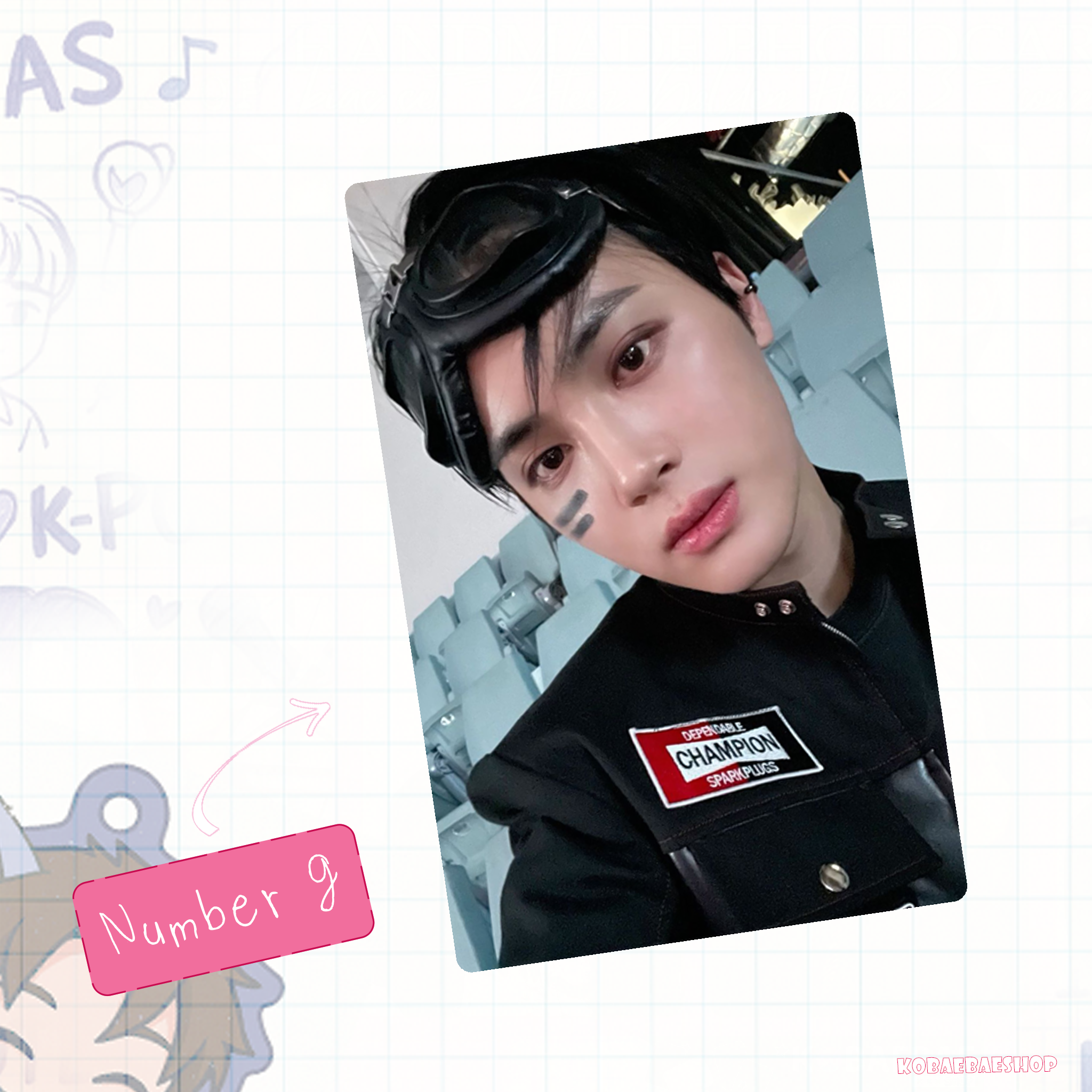 The Boyz - Nyeon handmade photocards kpop inspired - Set 1