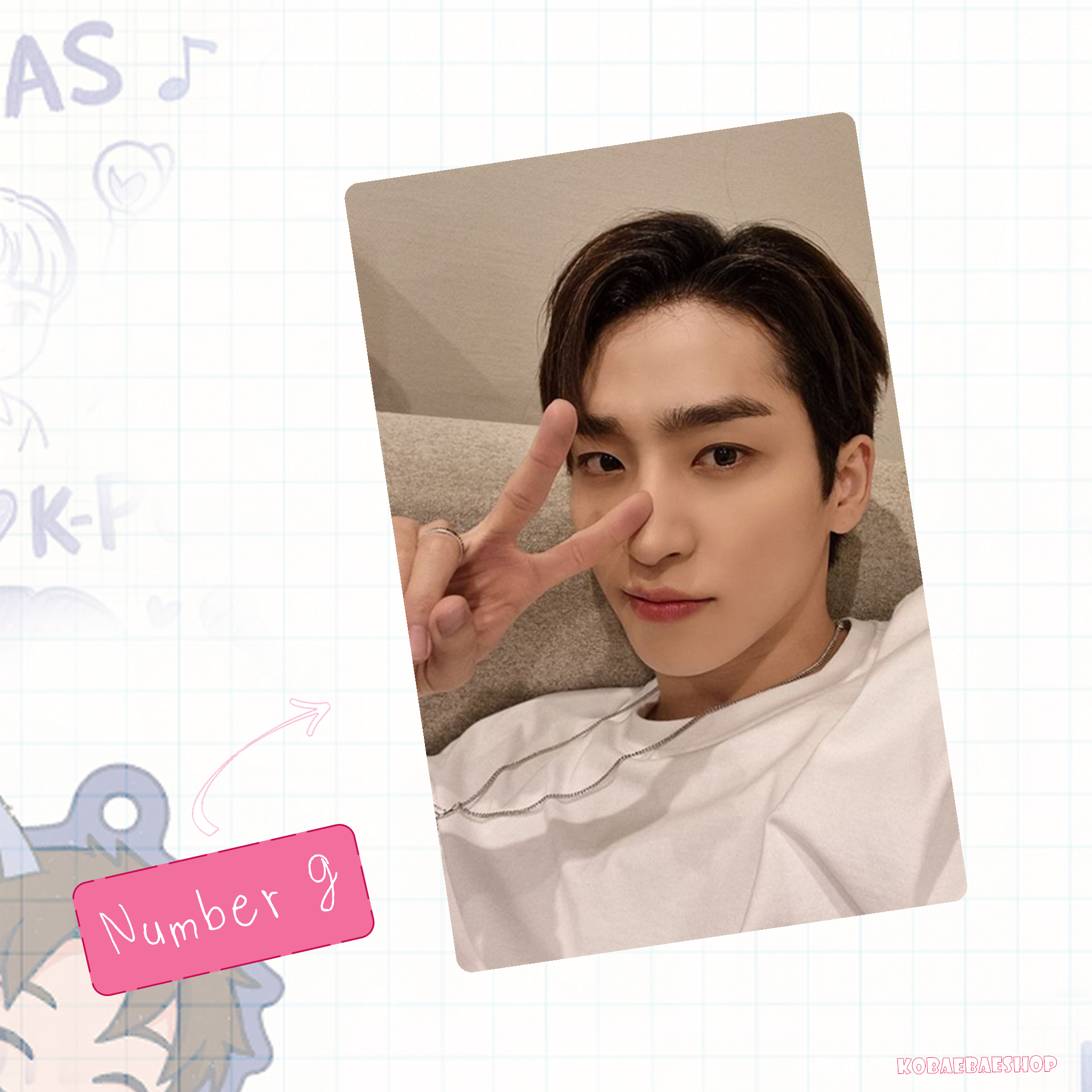 The Boyz - Sangyeon handmade photocards kpop inspired - Set 1