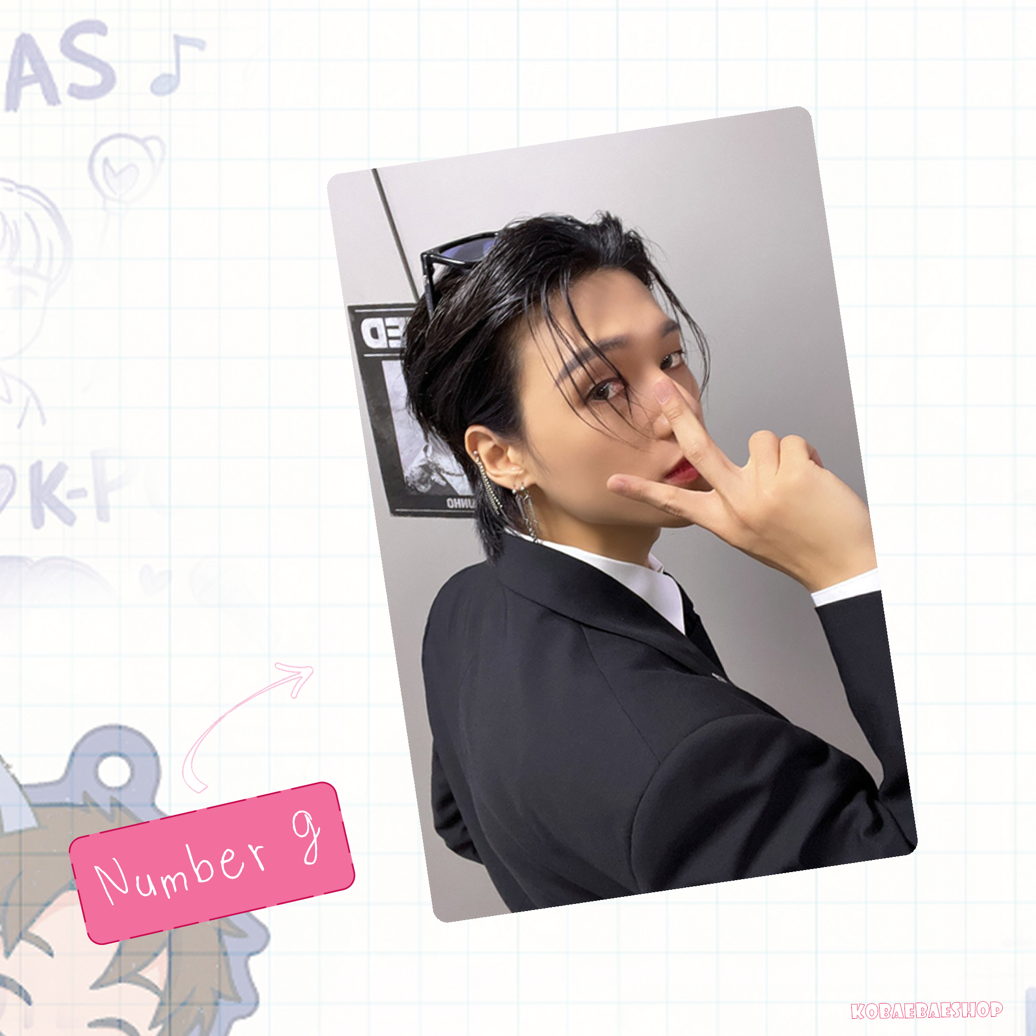 Atz - Woo Handmade photocards kpop inspired - Bias Set 2