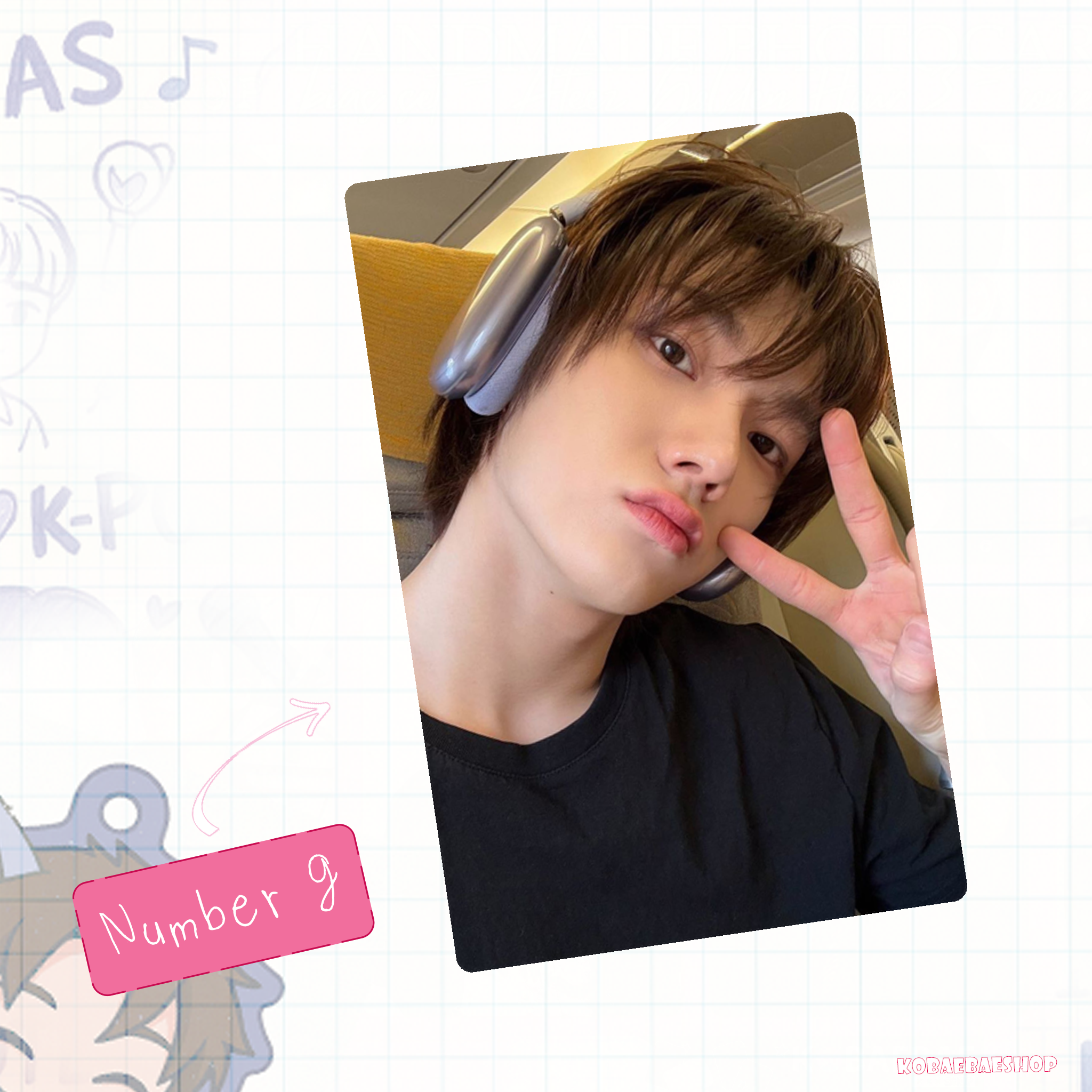 Boynextdoor - Sungho handmade photocards kpop inspired - Set 1
