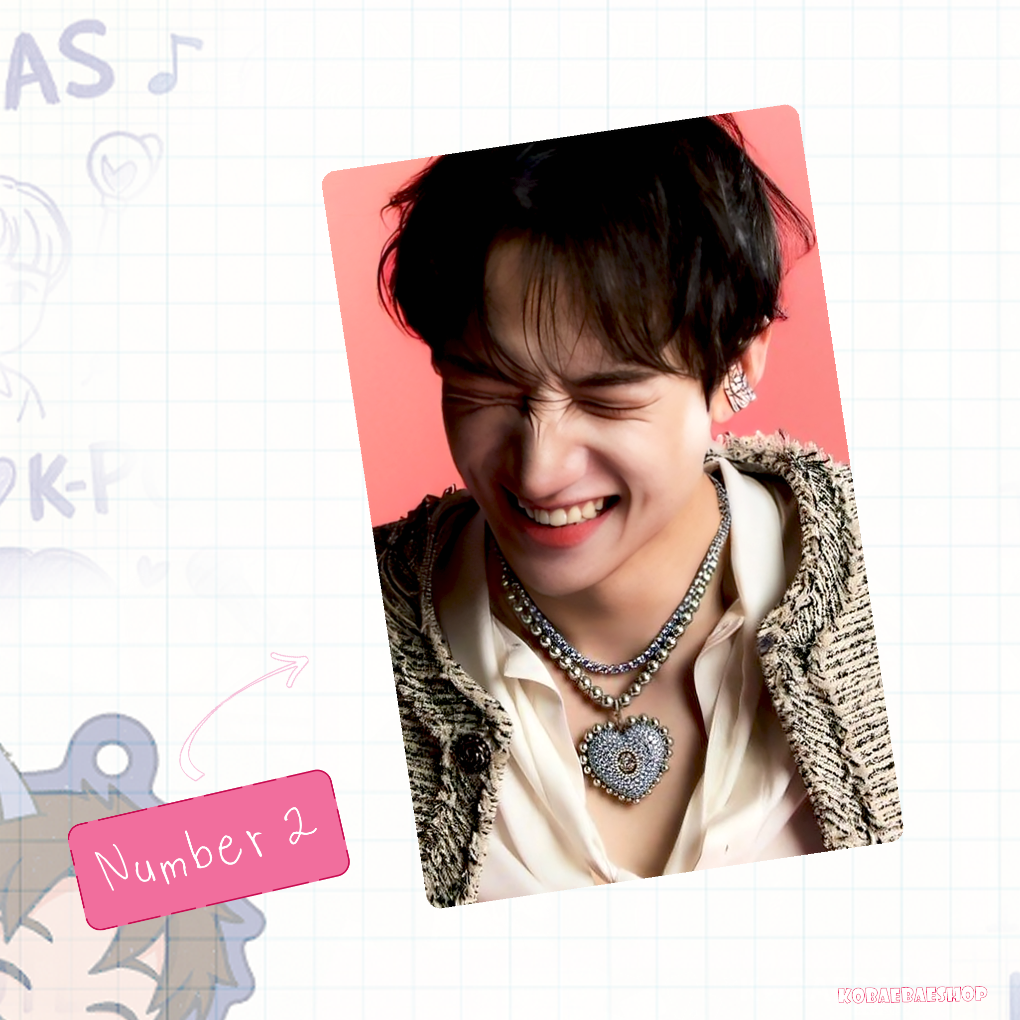 Skz - Channie NyL Handmade photocards kpop inspired - Bias Set