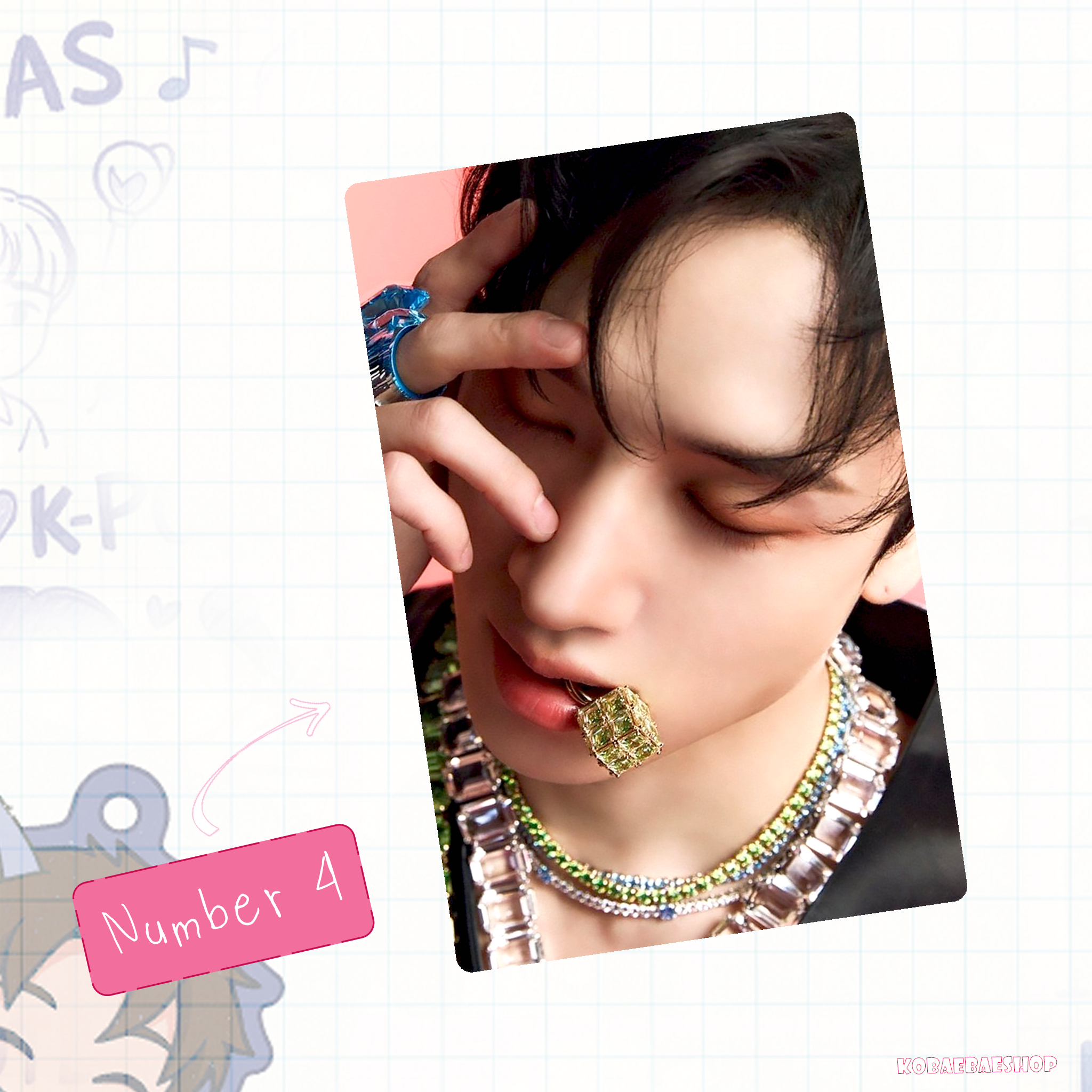 Skz - Channie NyL Handmade photocards kpop inspired - Bias Set