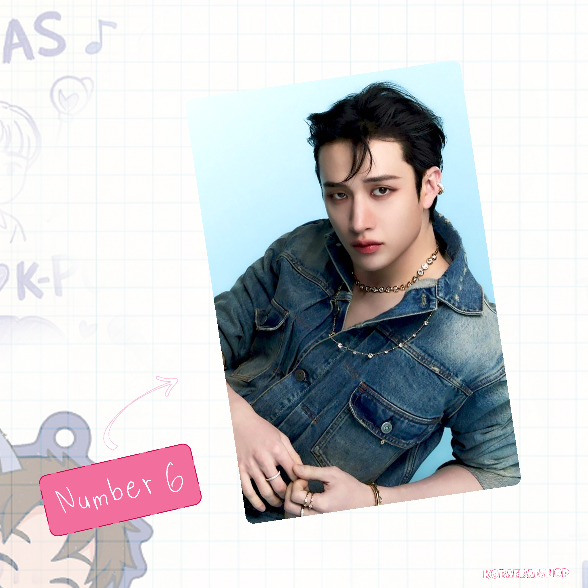 Skz - Channie NyL Handmade photocards kpop inspired - Bias Set