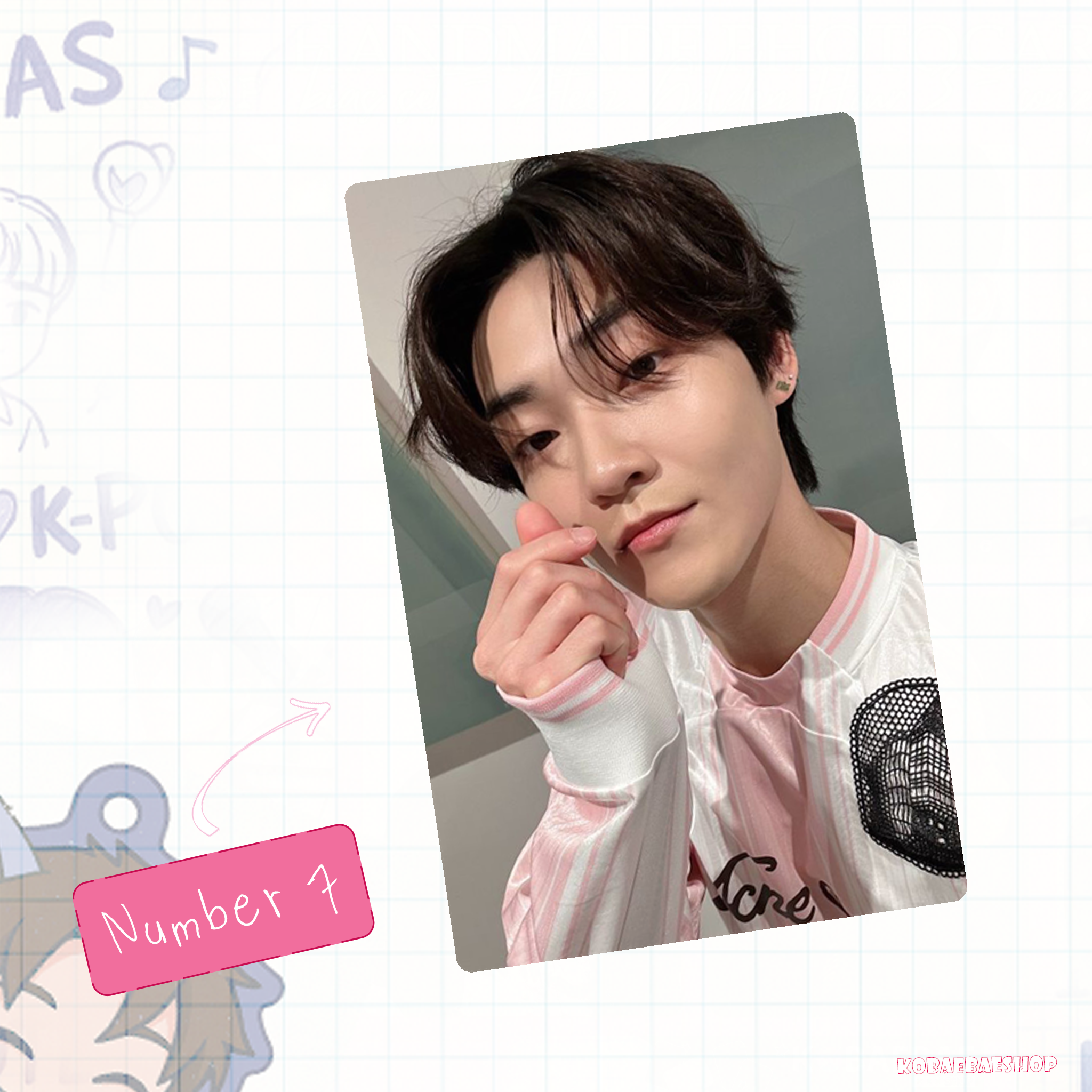 The Boyz - Kev handmade photocards kpop inspired - Set 1