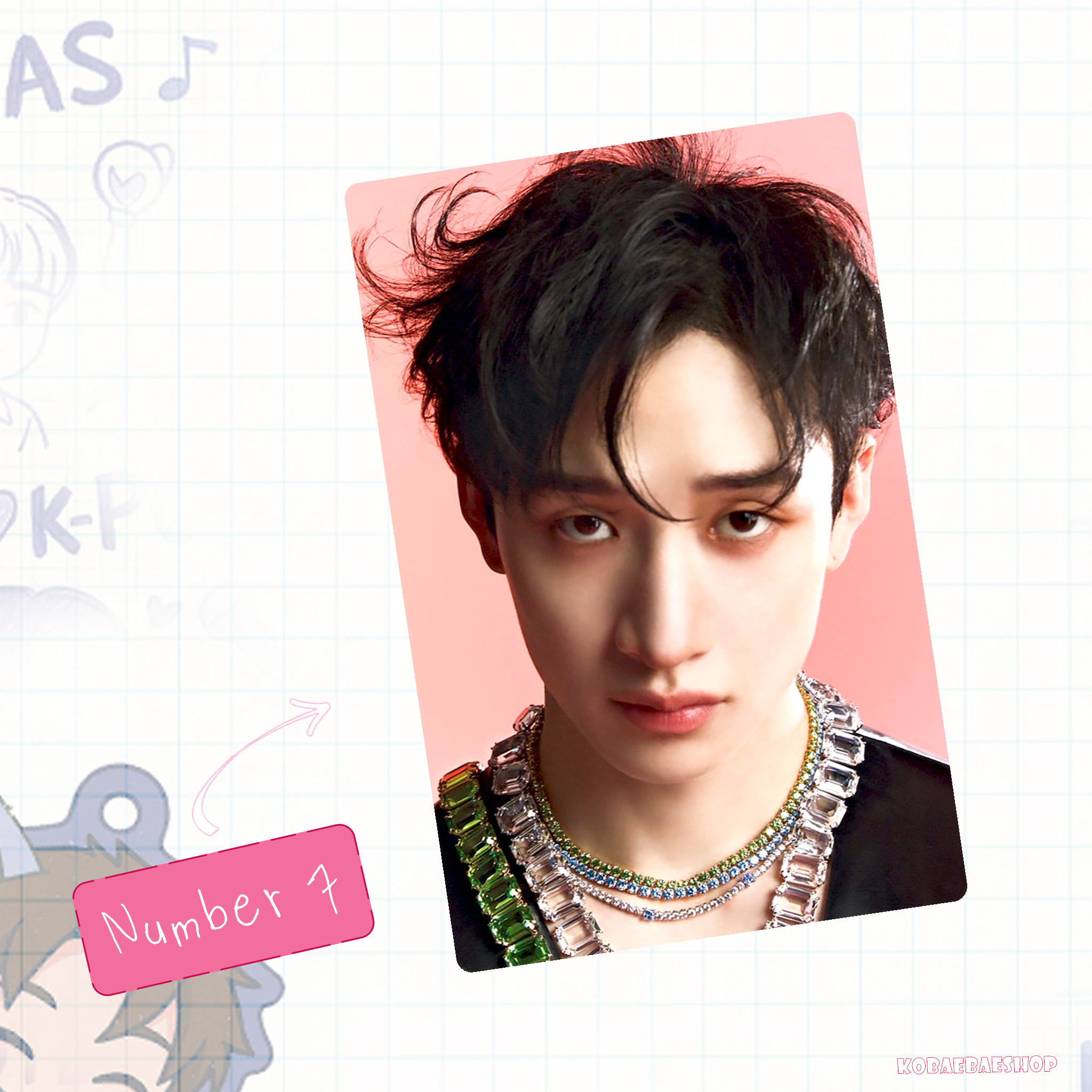 Skz - Channie NyL Handmade photocards kpop inspired - Bias Set