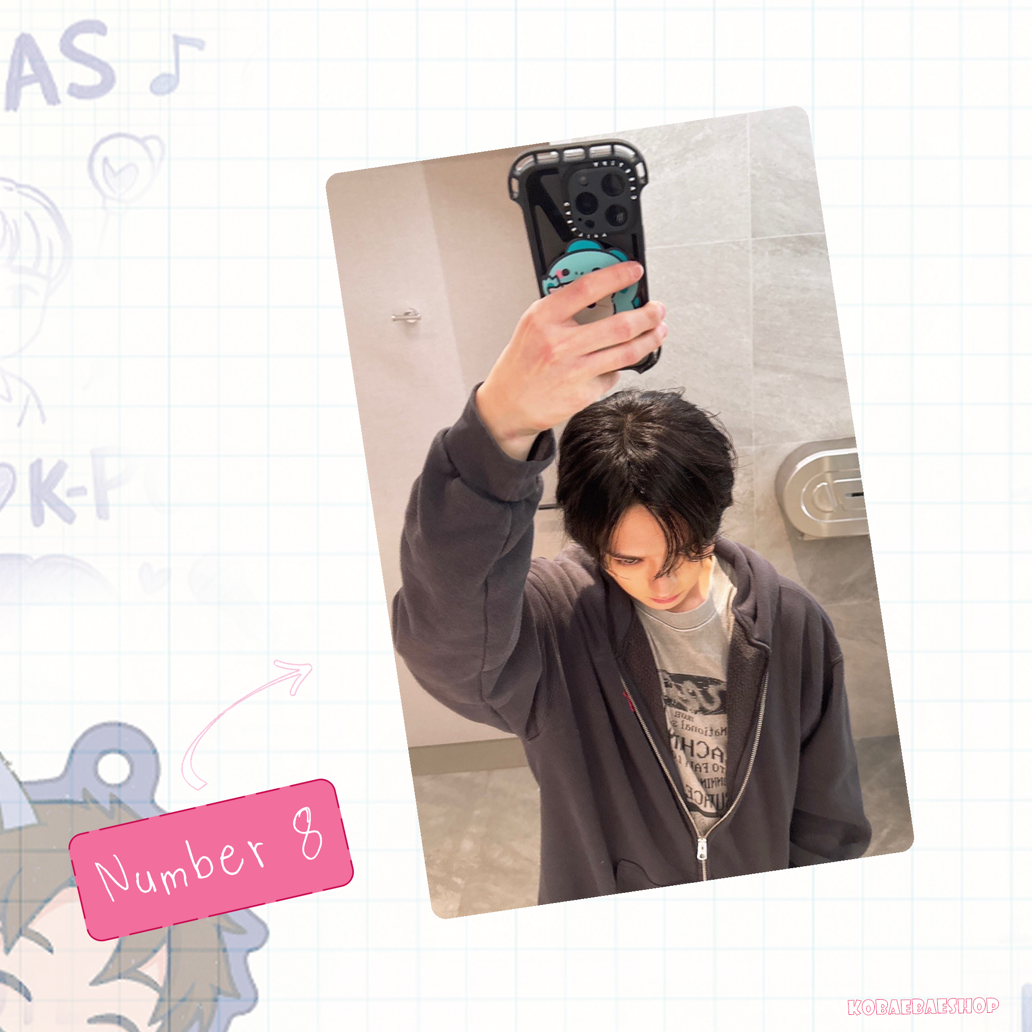 Skz - Lino handmade photocards kpop inspired - Set 2
