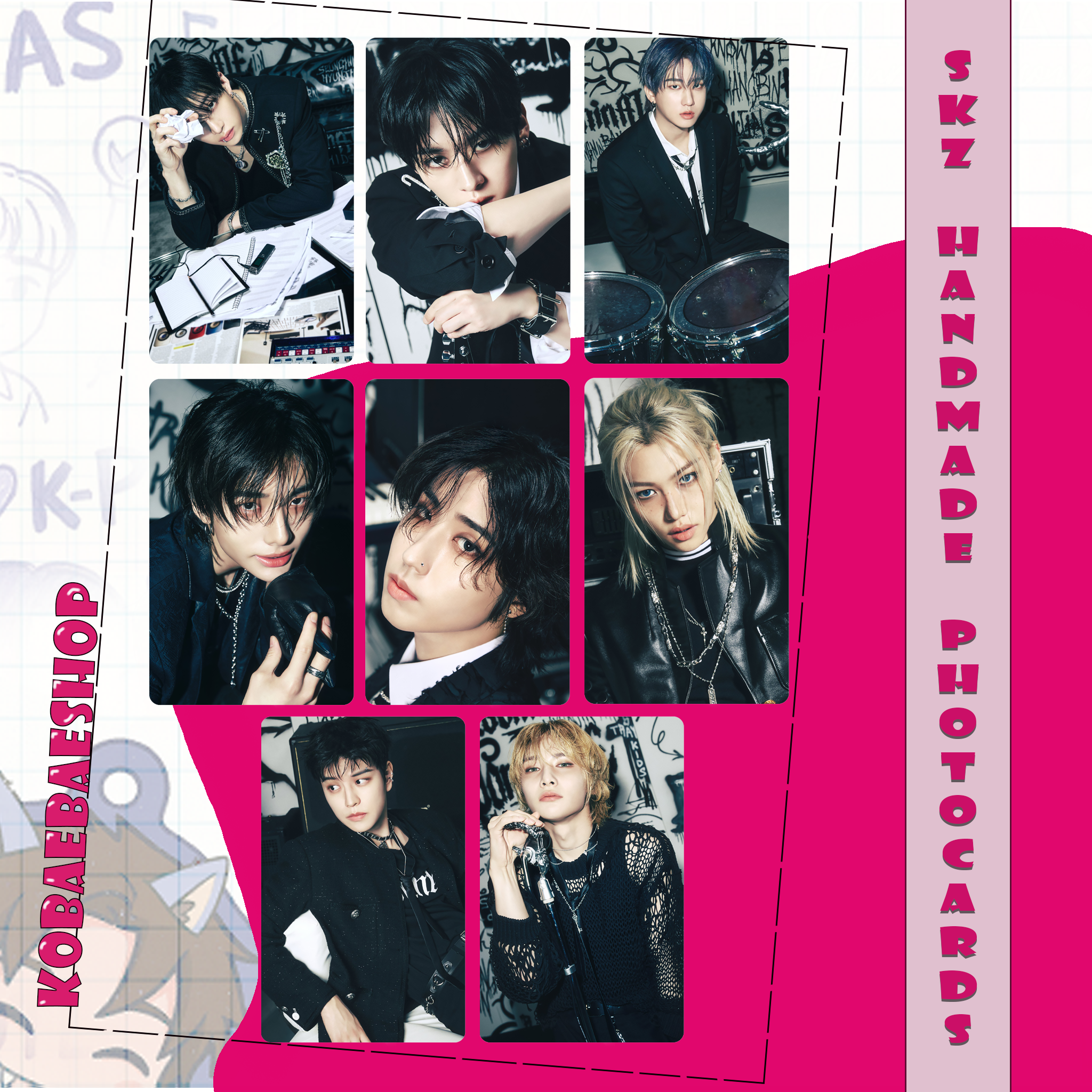 Skz - Soul (a.t.e)  handmade photocards kpop inspired - Bias Set
