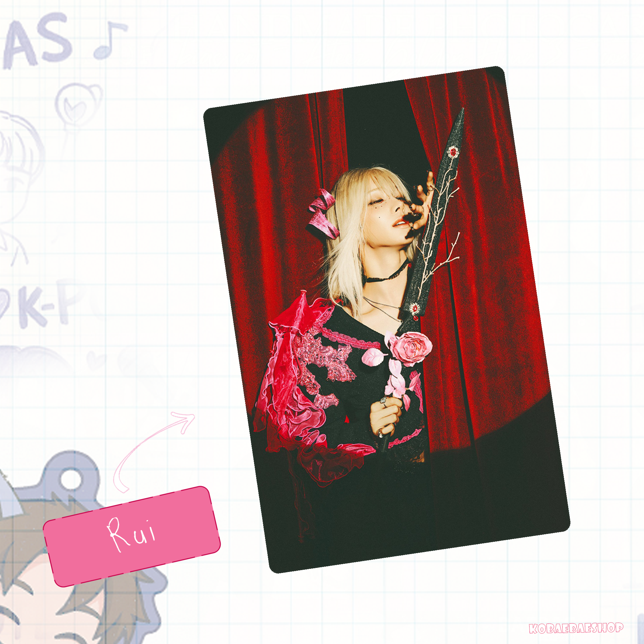 Xlov - Mini Album Handmade photocards kpop inspired - Bias Set 1