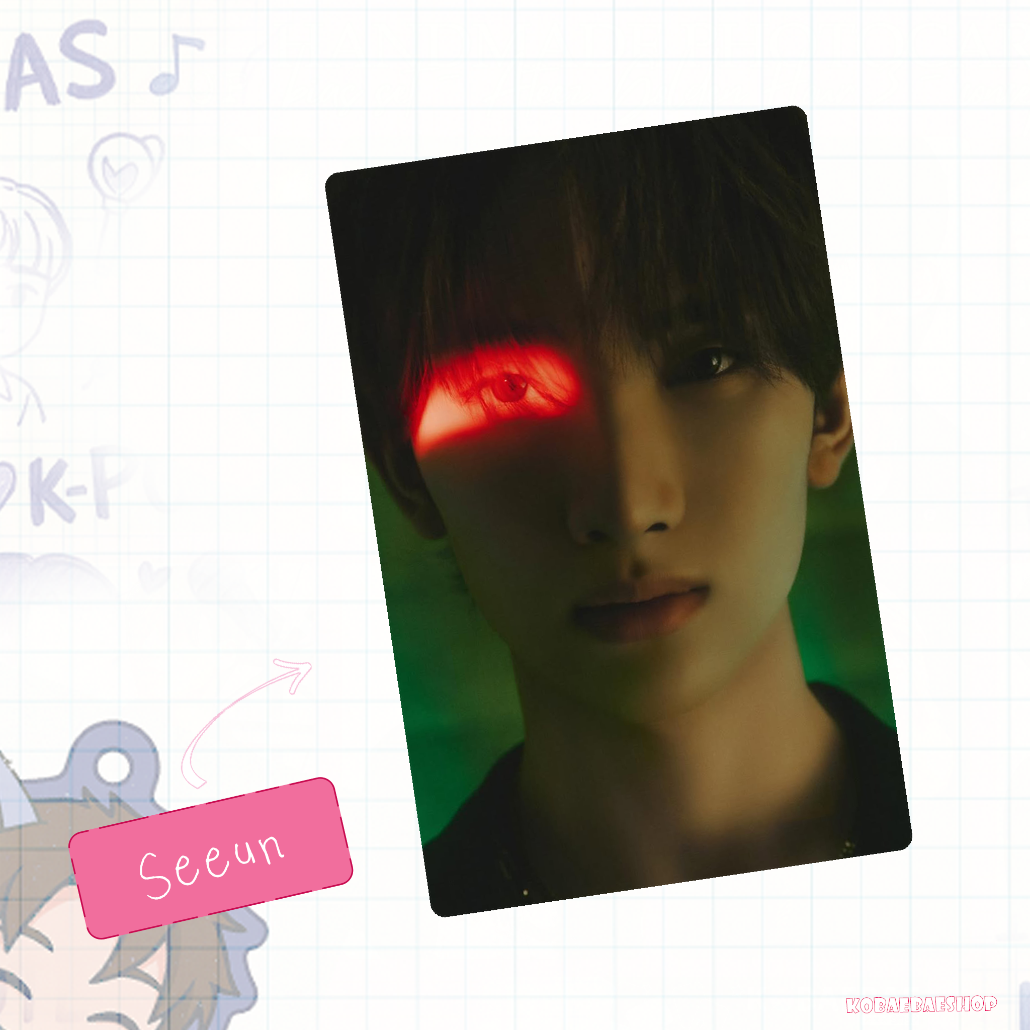 Xikers - OT10 Hiker handmade photocards - bias set 1