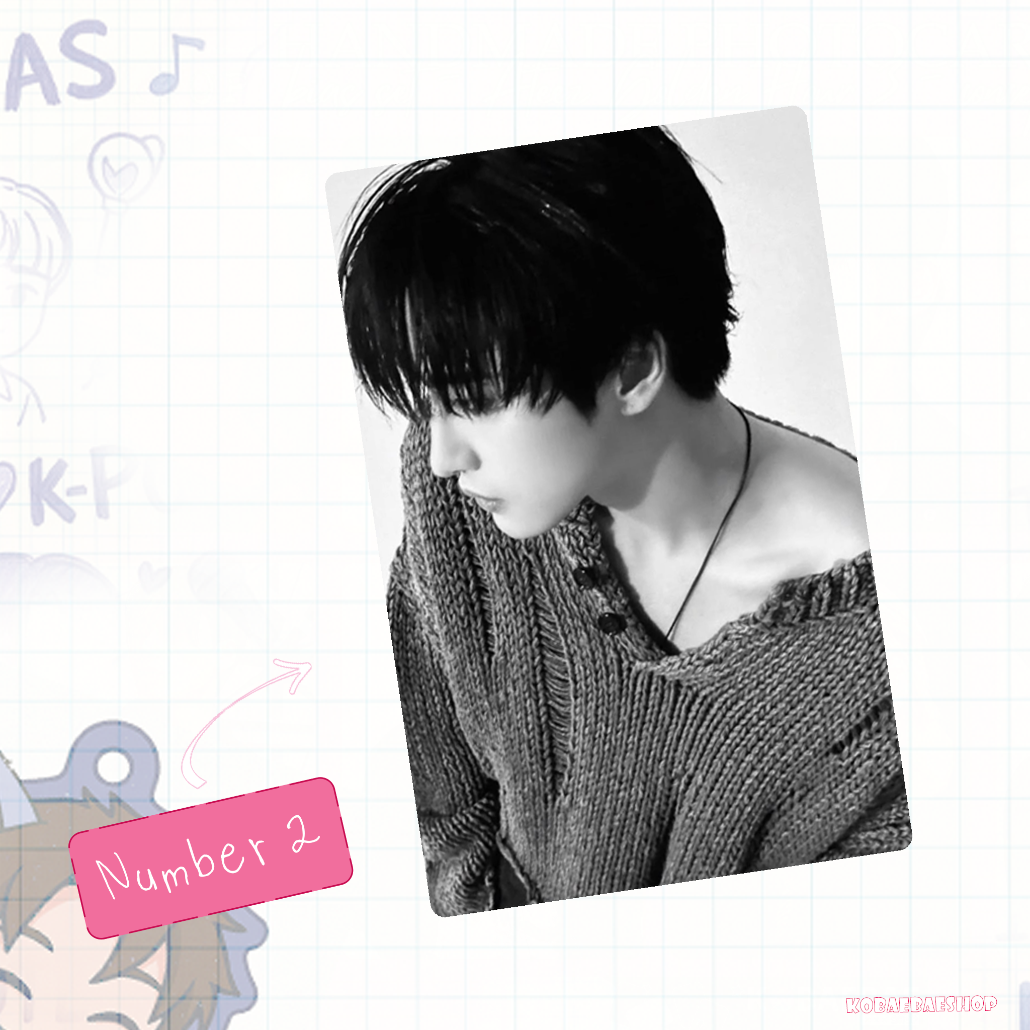 Atz - Hwa Handmade photocards kpop inspired - Bias Set 2