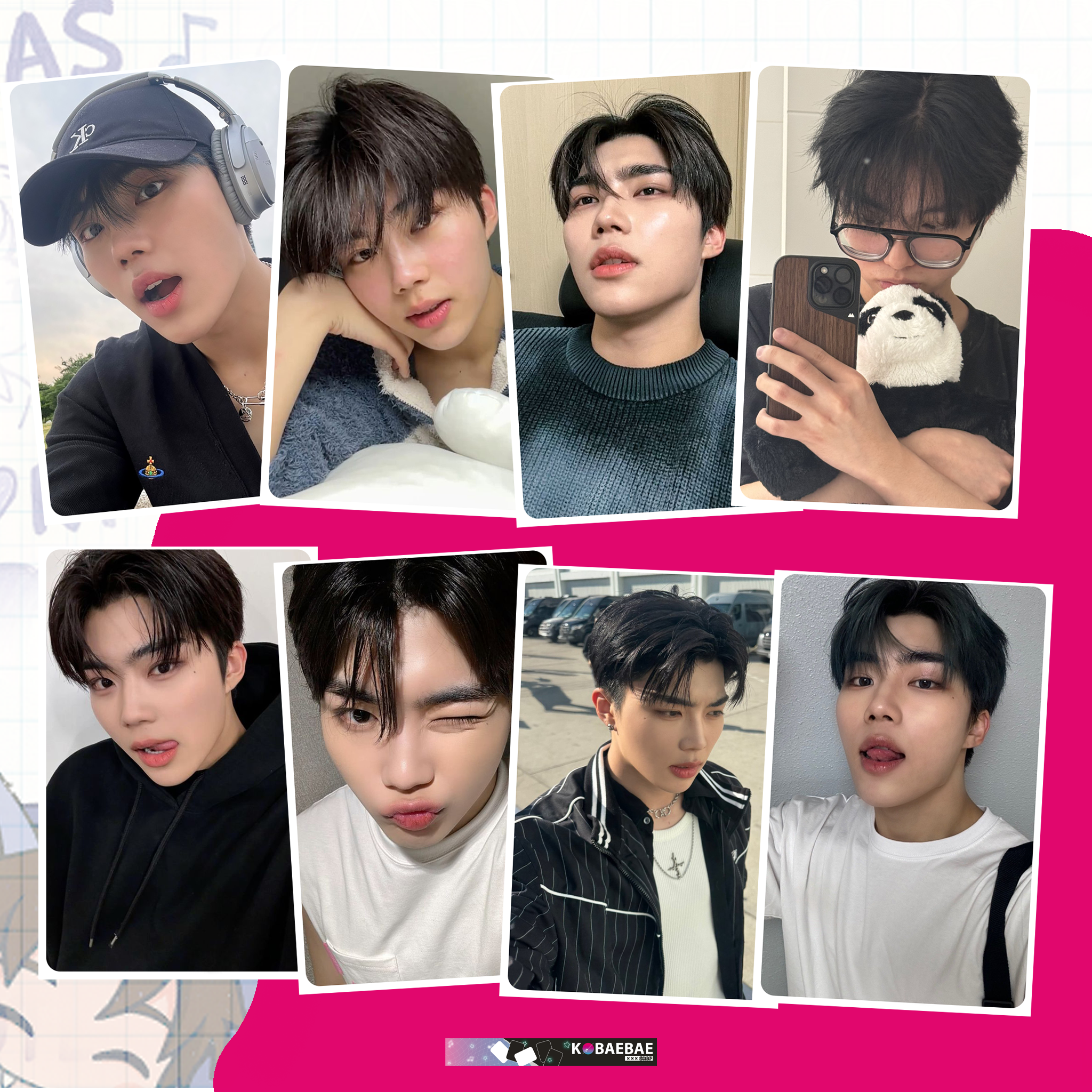 Zb1 - Gunie Handmade photocards kpop inspired - Bias Set 1