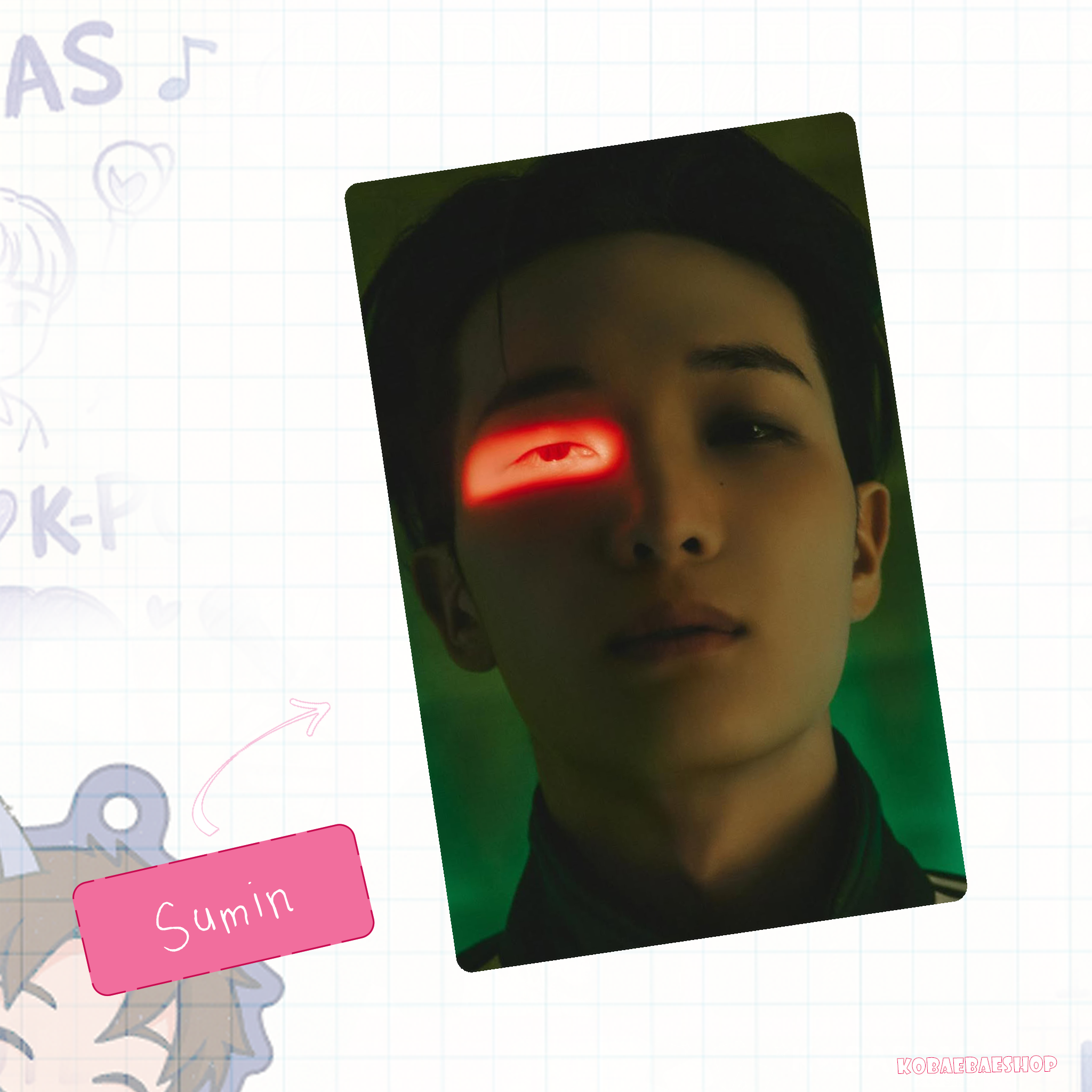 Xikers - OT10 Hiker handmade photocards - bias set 1