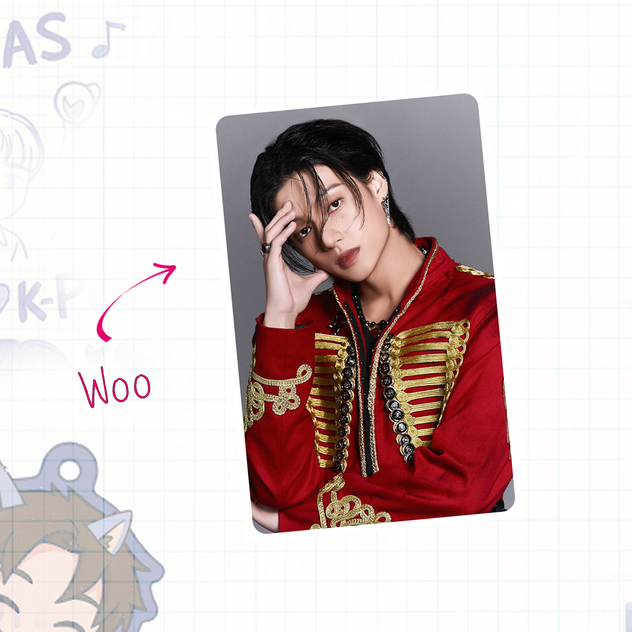 Atz - 1883 Mgz. handmade photocards kpop inspired - Ot8 set