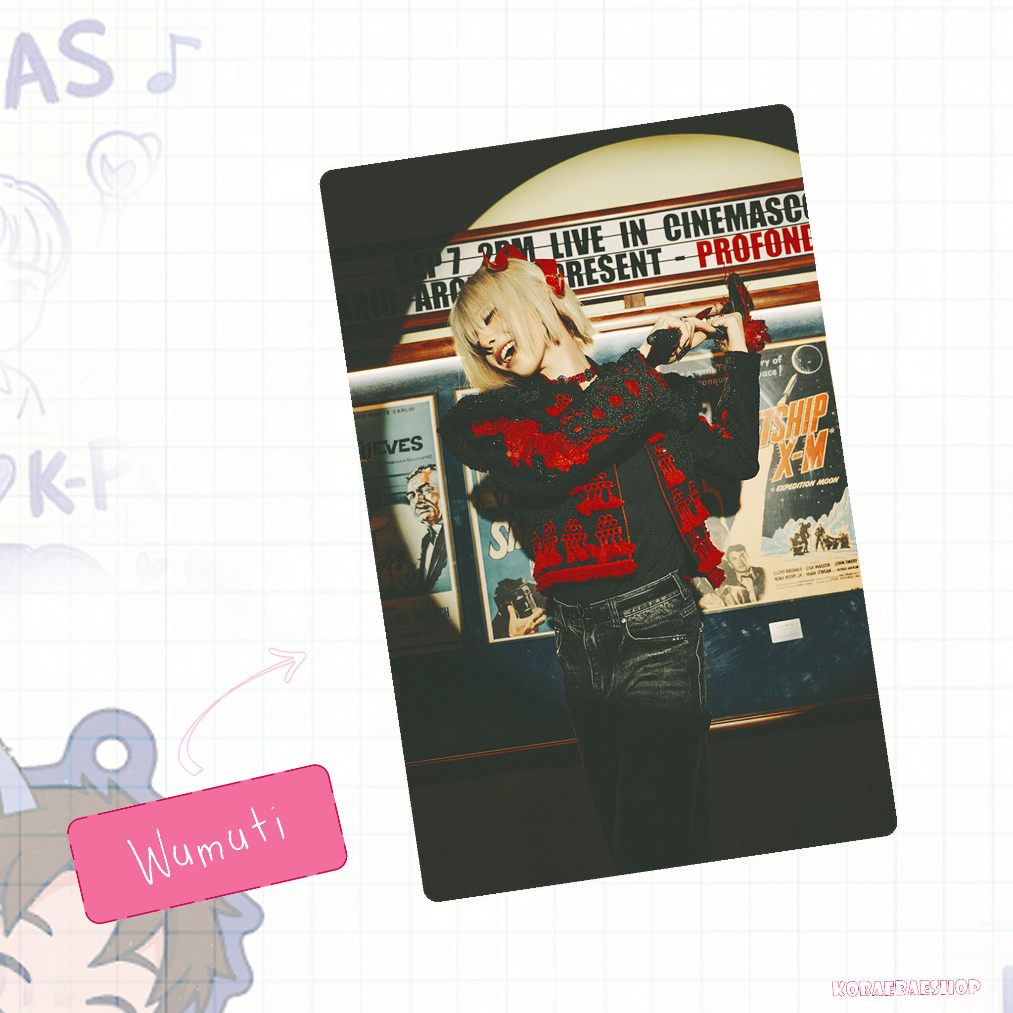 Xlov - Mini Album Handmade photocards kpop inspired - Bias Set 1