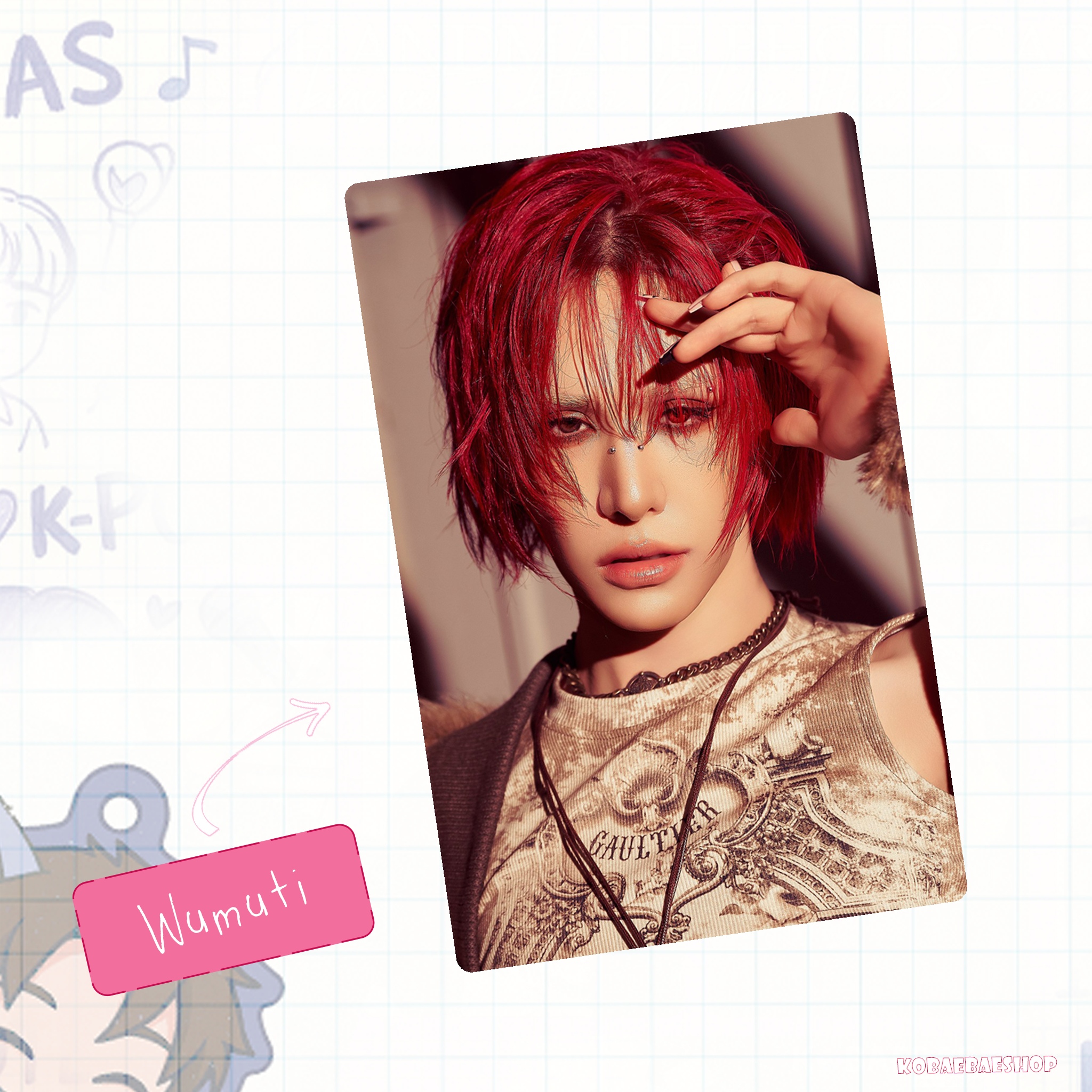 Xlov - Mini Album Handmade photocards kpop inspired - Bias Set 2