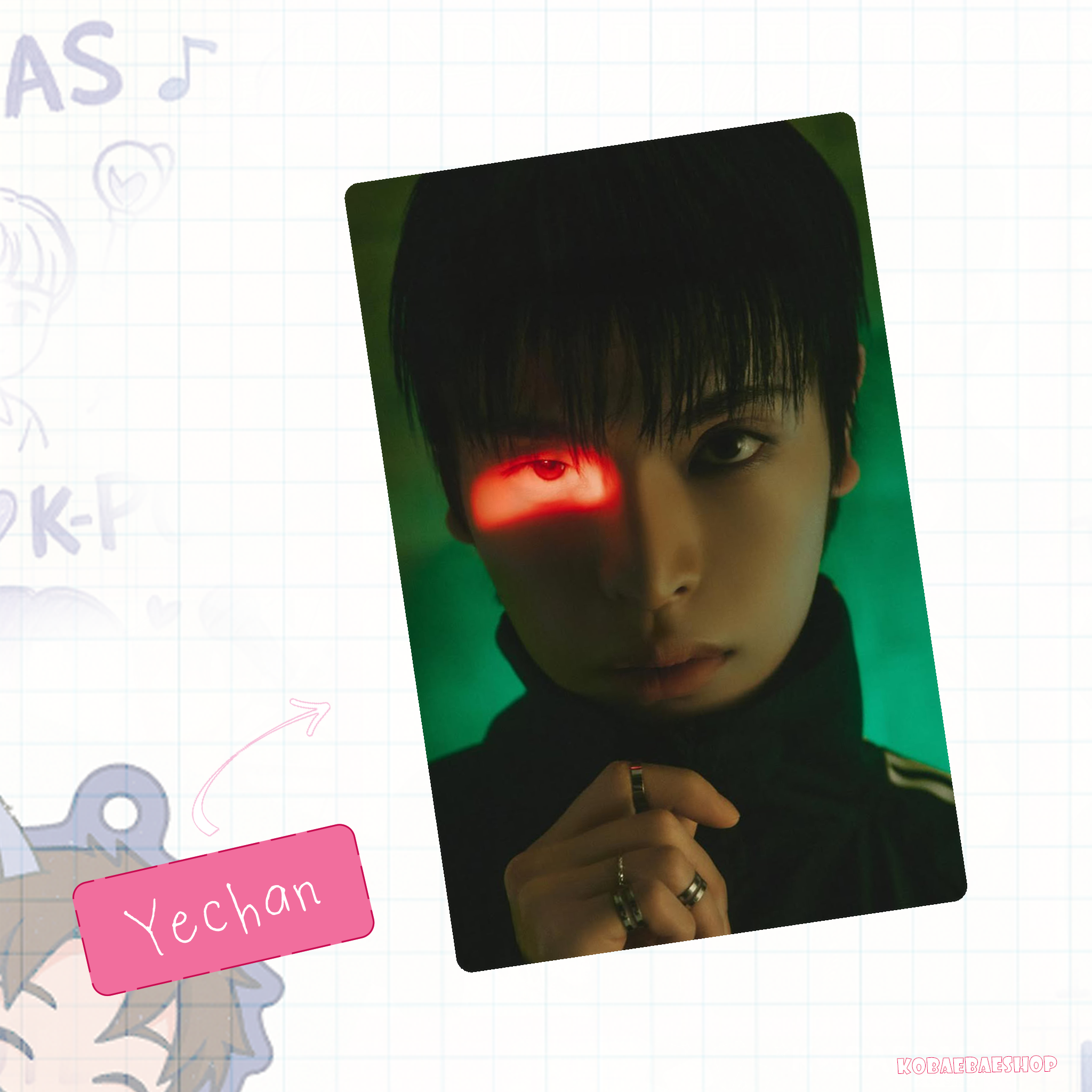 Xikers - OT10 Hiker handmade photocards - bias set 1