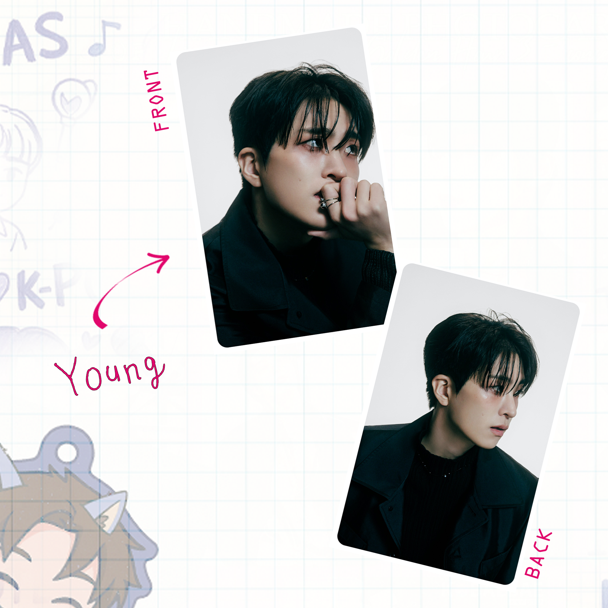 GotSev - Ot7 handmade photocards kpop inspired - Winter Hept. - Wint concept