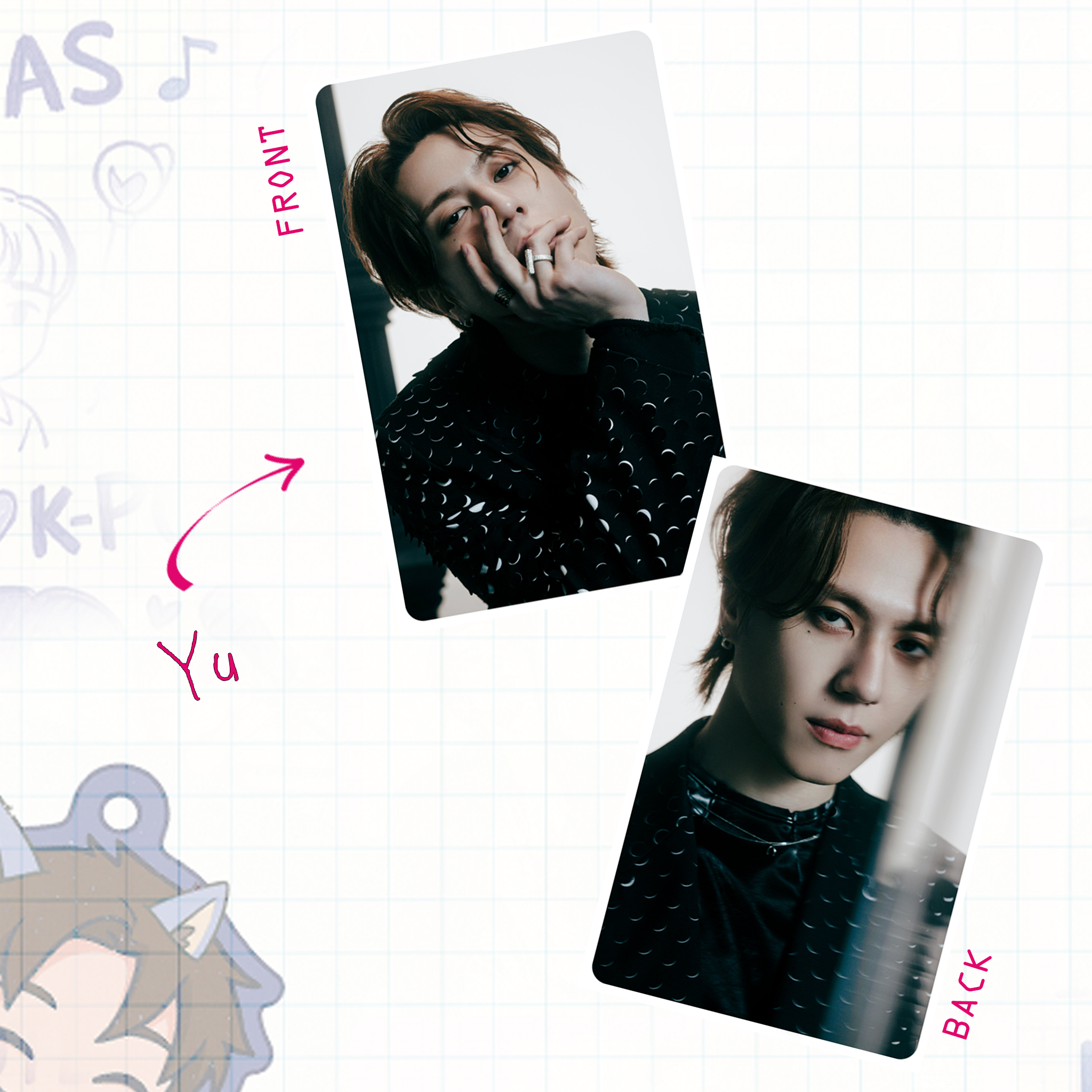 GotSev - Ot7 handmade photocards kpop inspired - Winter Hept. - Wint concept