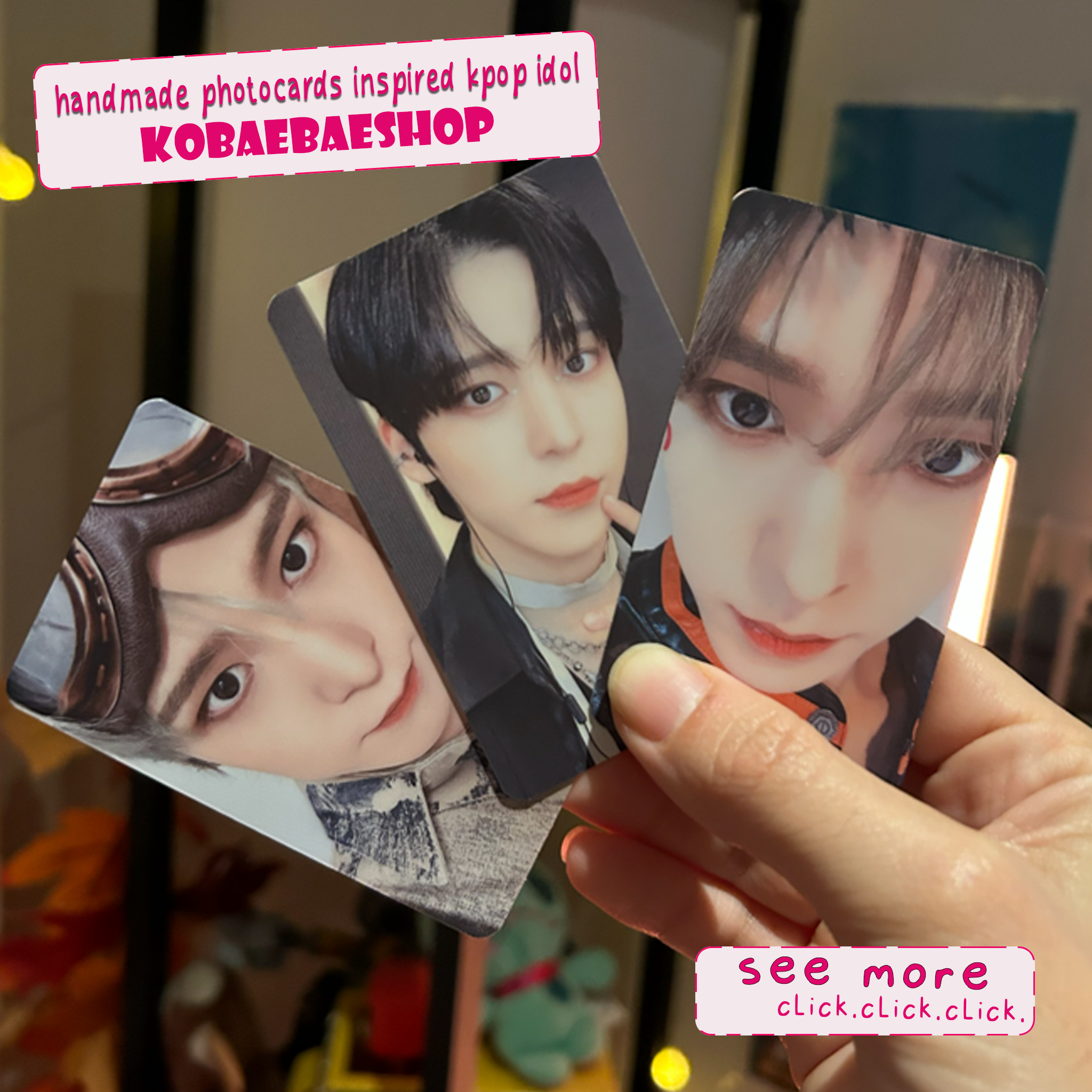 Atz - Ynho Handmade photocards kpop inspired - Bias Set 2