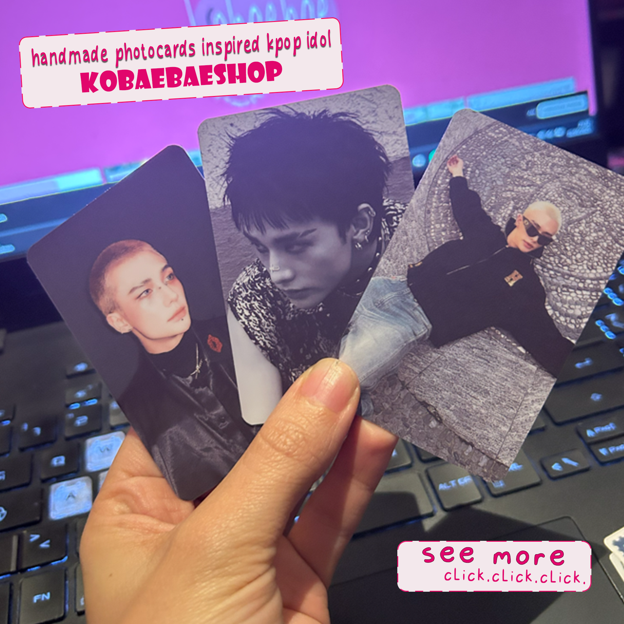 Skz - Hyune handmade photocards kpop inspired - Set 2