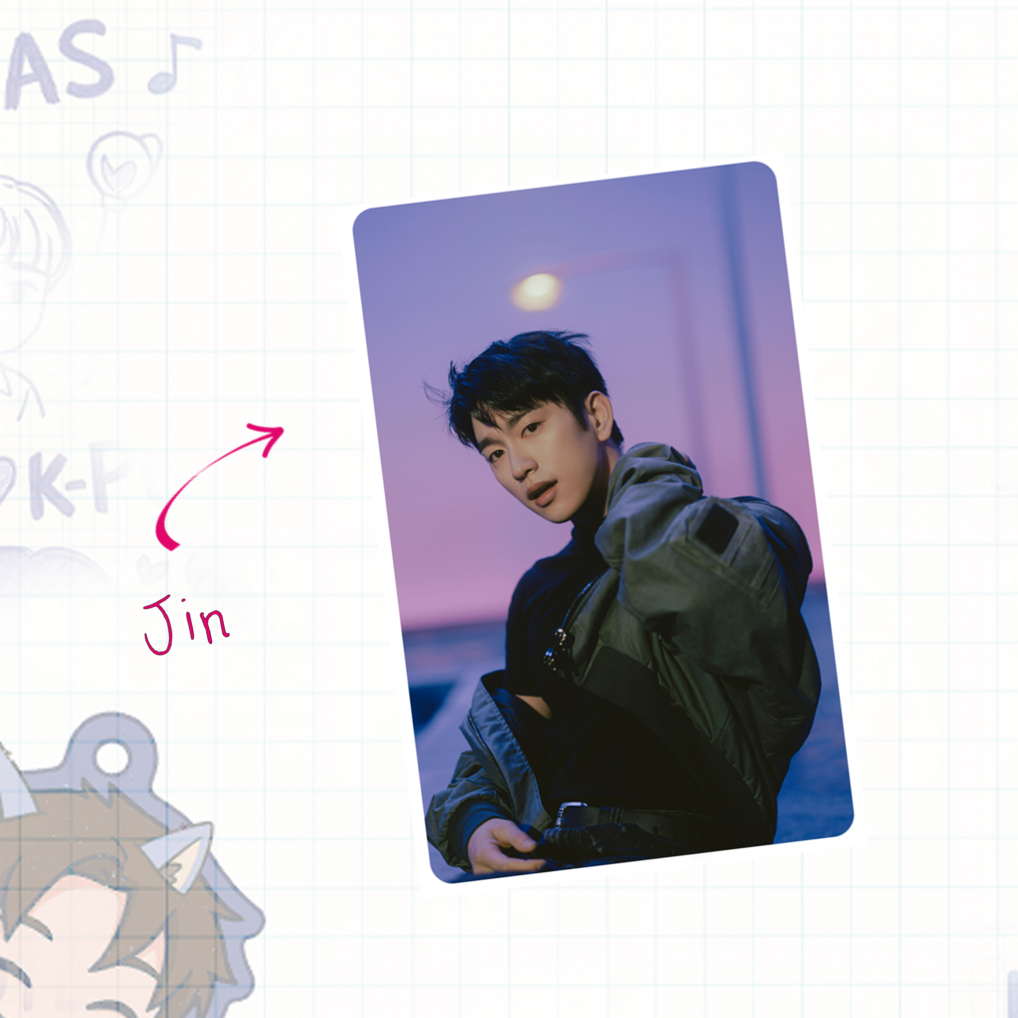 GotSev - Ot7 handmade photocards kpop inspired - Winter Hept. - Hept concept