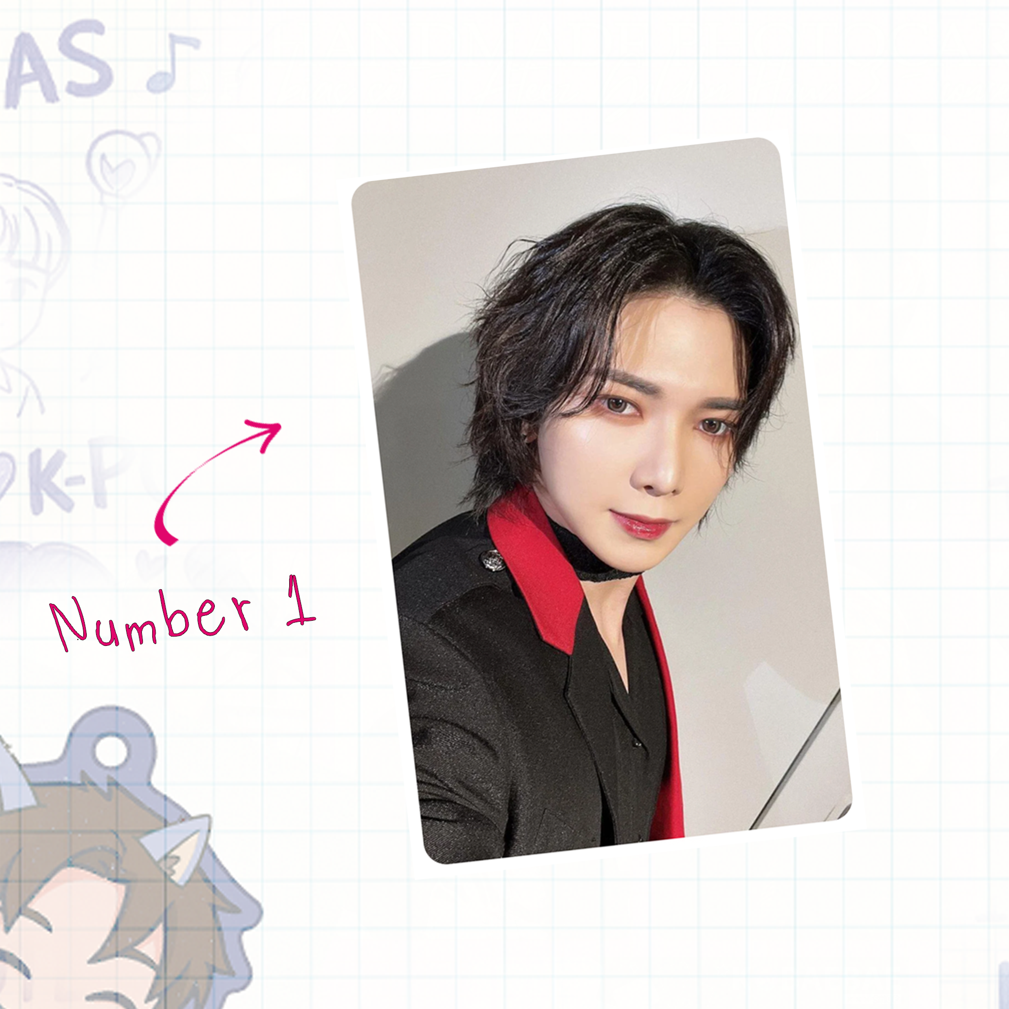Atz - Yeo handmade photocards kpop inspired - Set 1