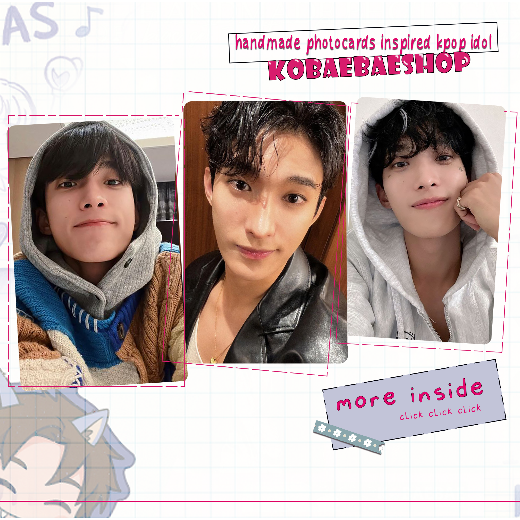 Svt - Dk Handmade photocards kpop inspired - Bias Set 1
