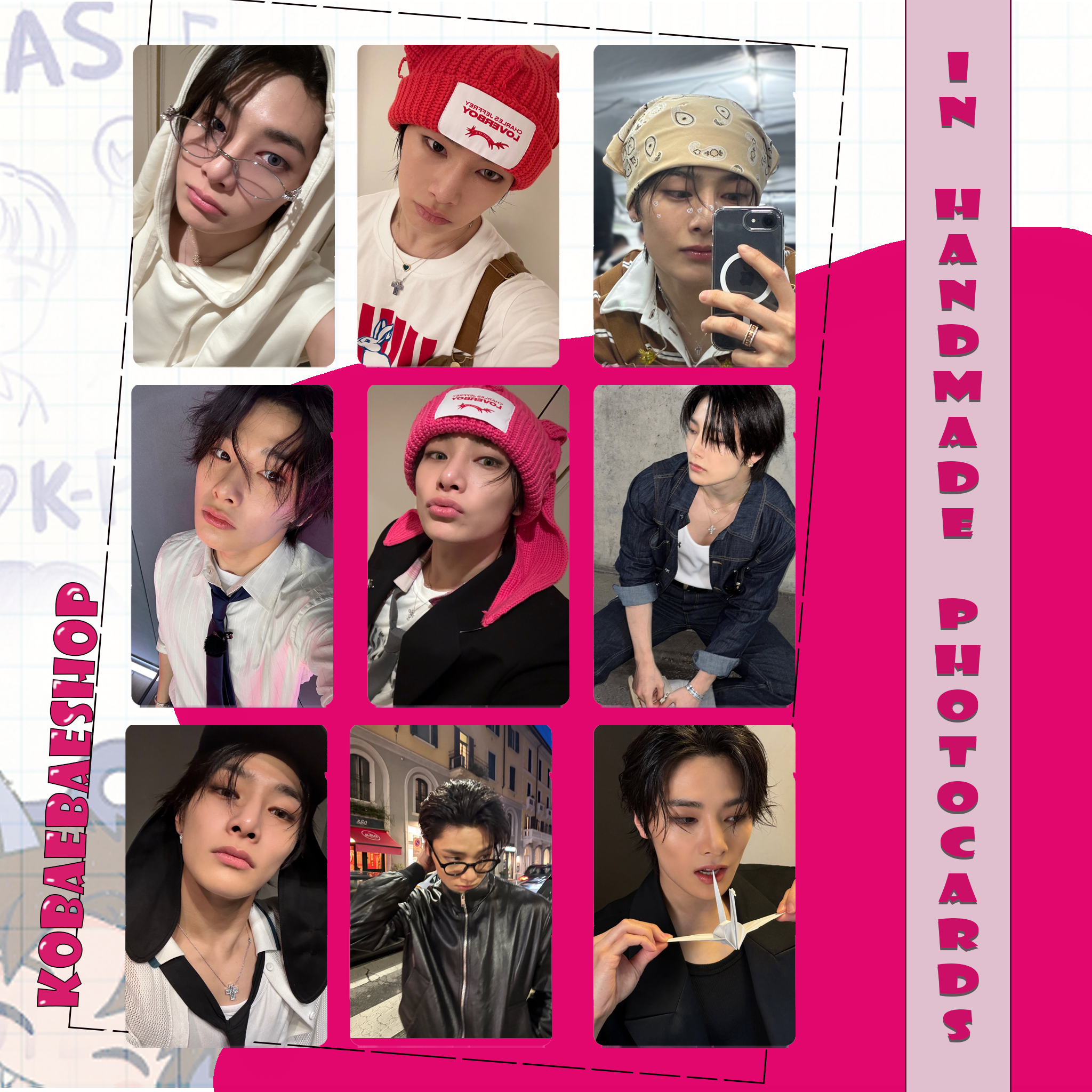 Skz - Innie handmade photocards kpop inspired - Set 2