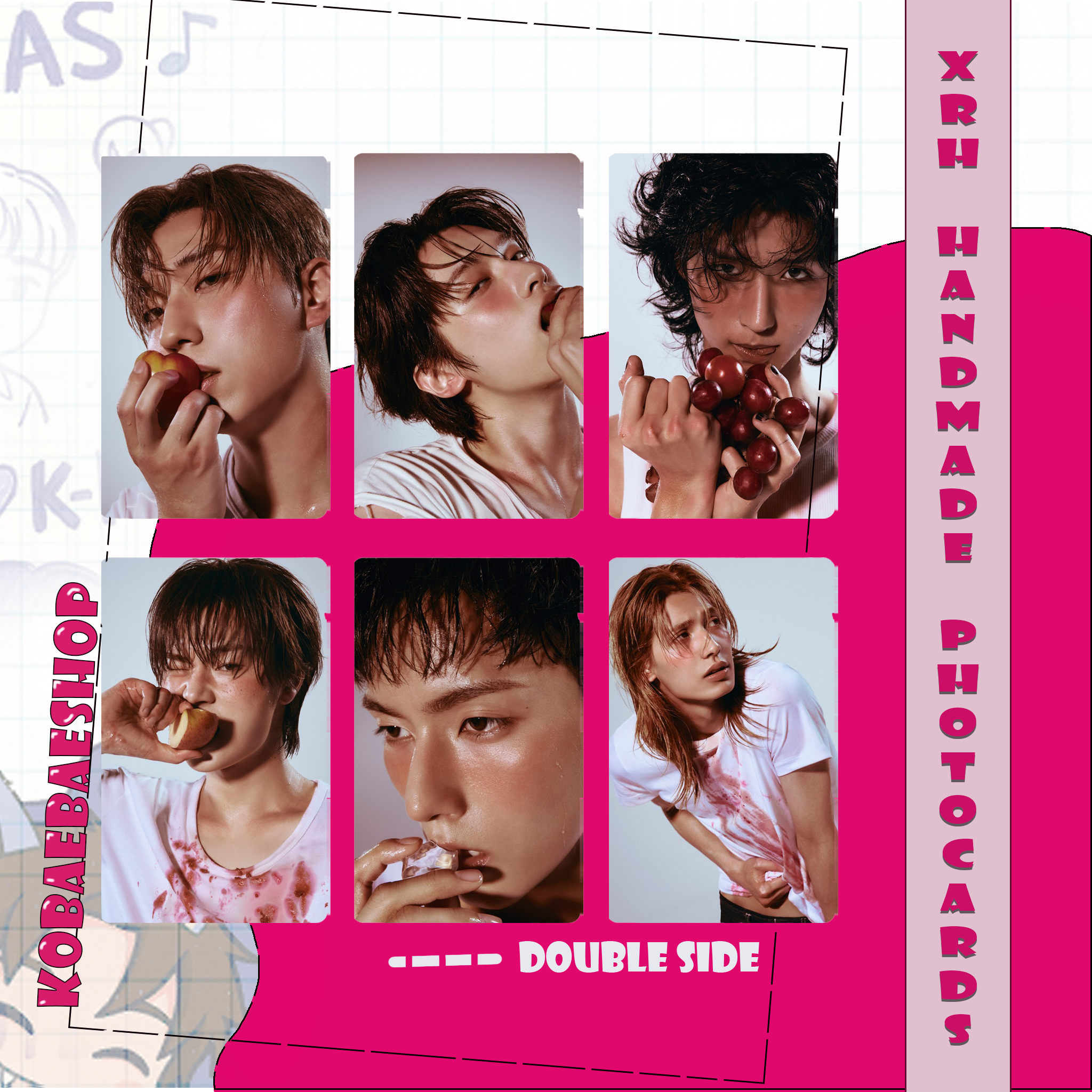 XHR - OT6 handmade LX to DT - set 1 double side