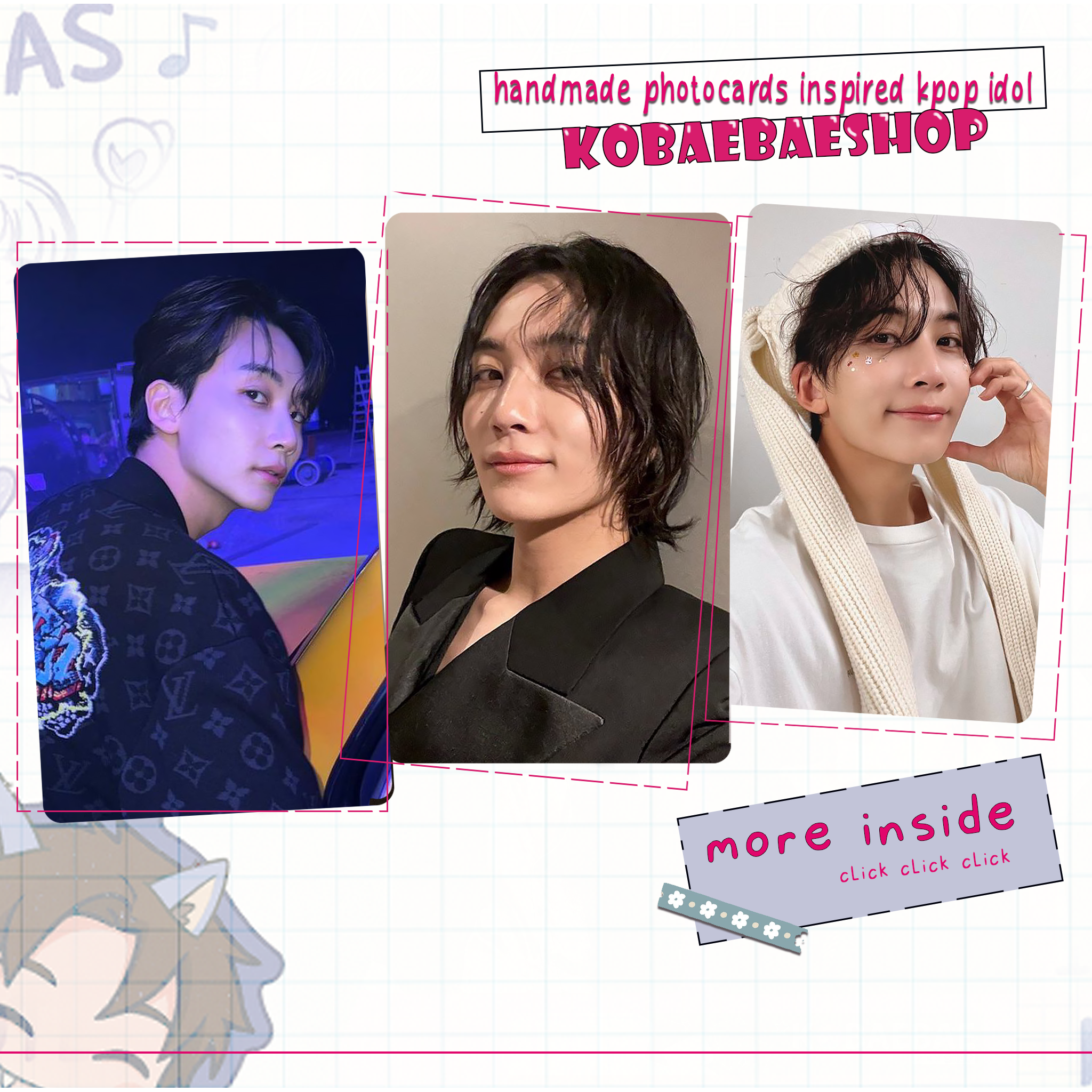 Svt - Jeong Handmade photocards kpop inspired - Bias Set 1