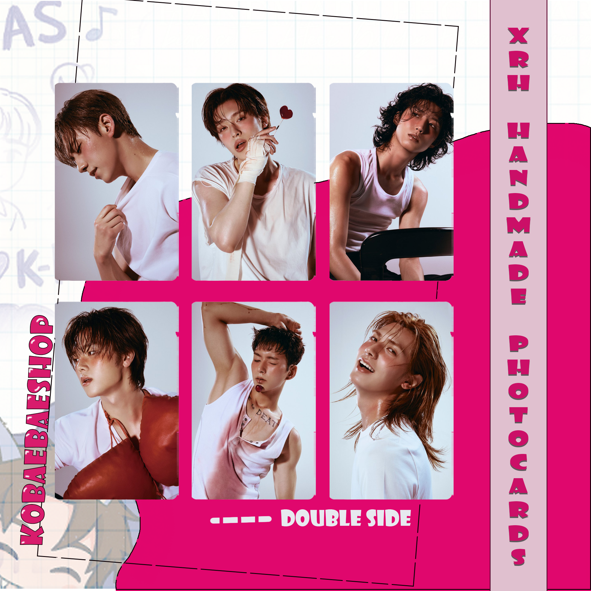 XHR - OT6 handmade LX to DT - set 1 double side
