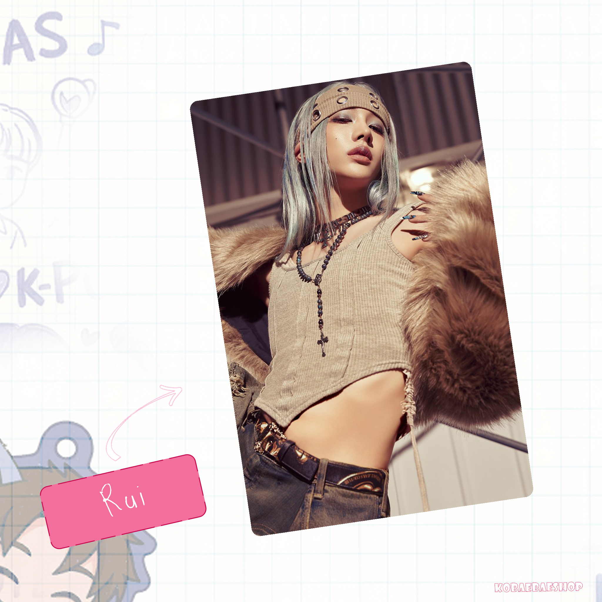 Xlov - Mini Album Handmade photocards kpop inspired - Bias Set 2